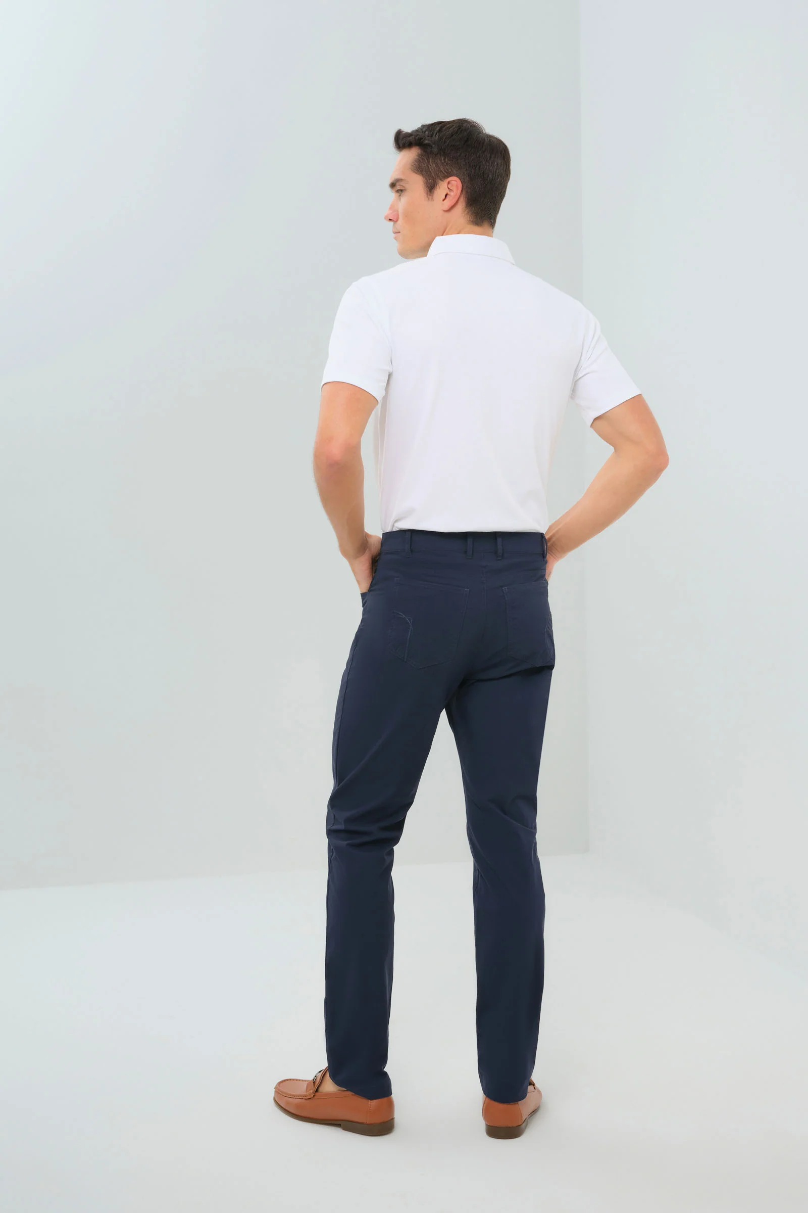Alessio Five Pocket Jean Style Pant - Image 7