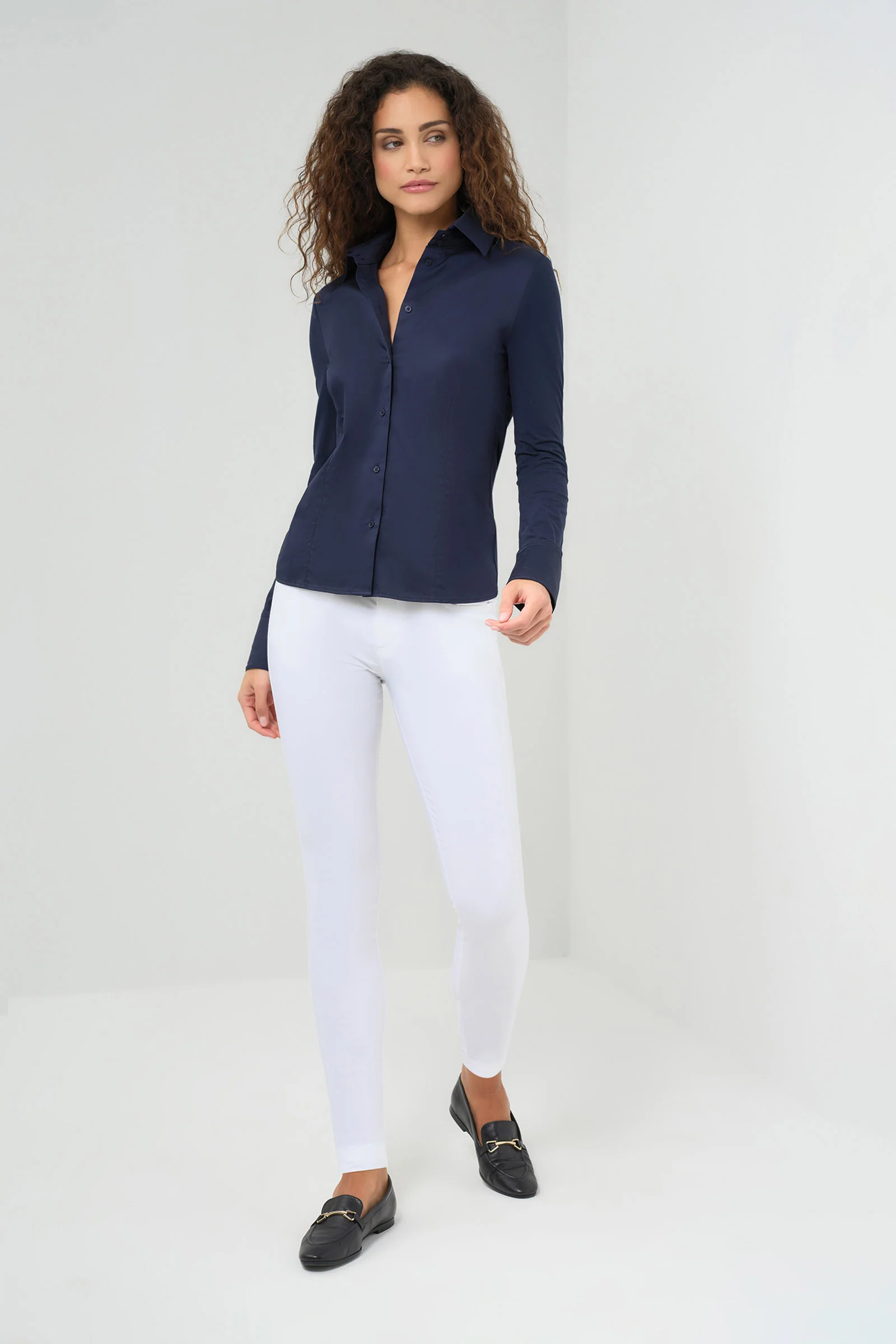 Alida Button Down Poplin Shirt - Image 3