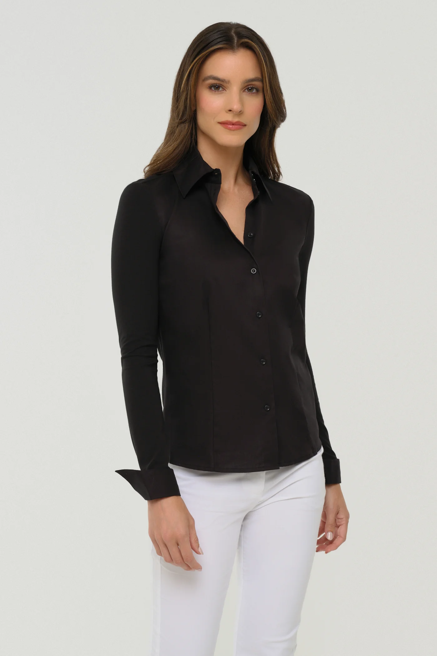 Alida Button Down Poplin Shirt - Image 4