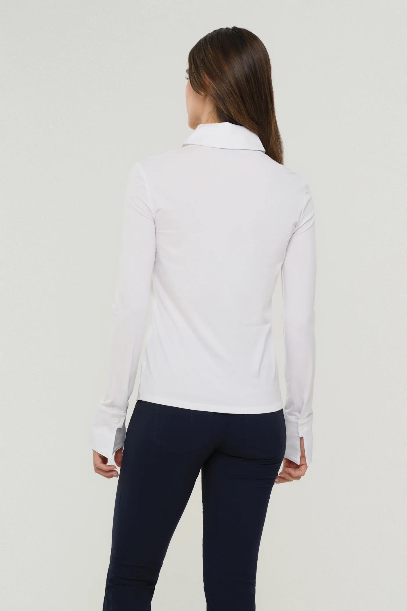 Alida Button Down Poplin Shirt - Image 10