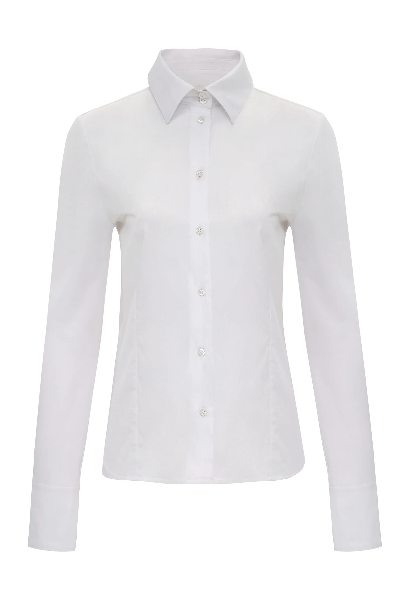 Alida Button Down Poplin Shirt - Image 11