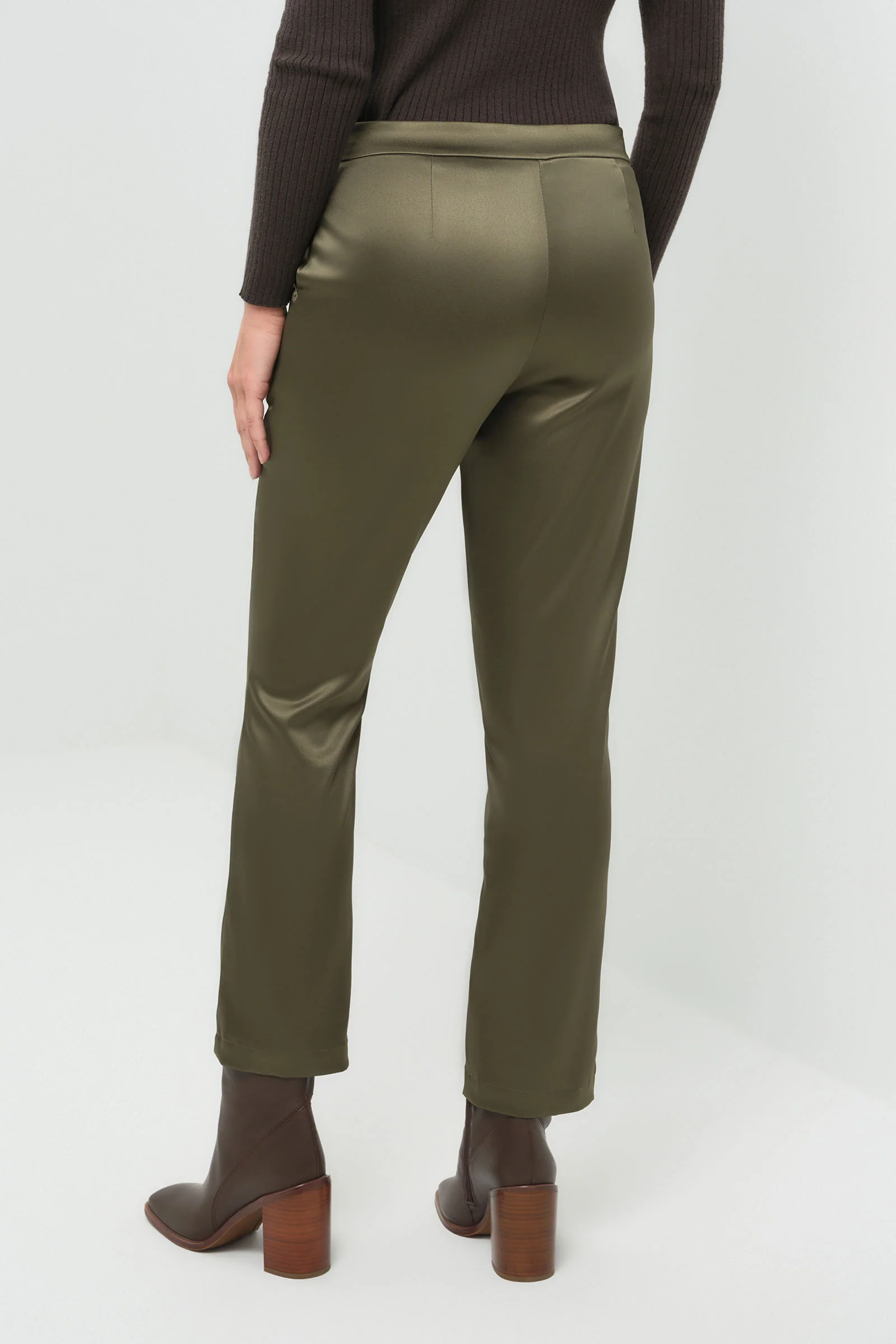 Arden Satin Straight Leg Pant - Image 2