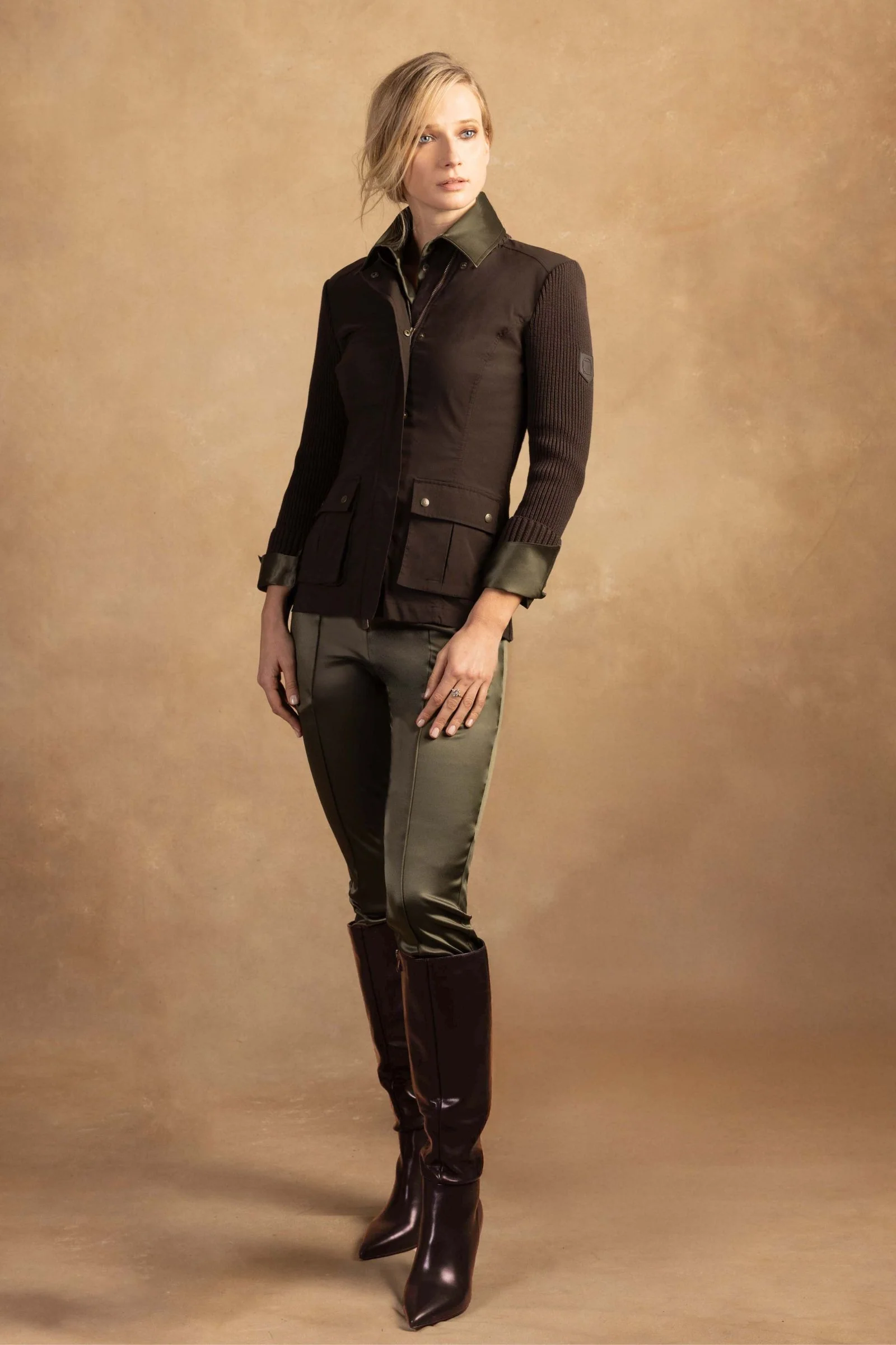 Arden Satin Straight Leg Pant - Image 3