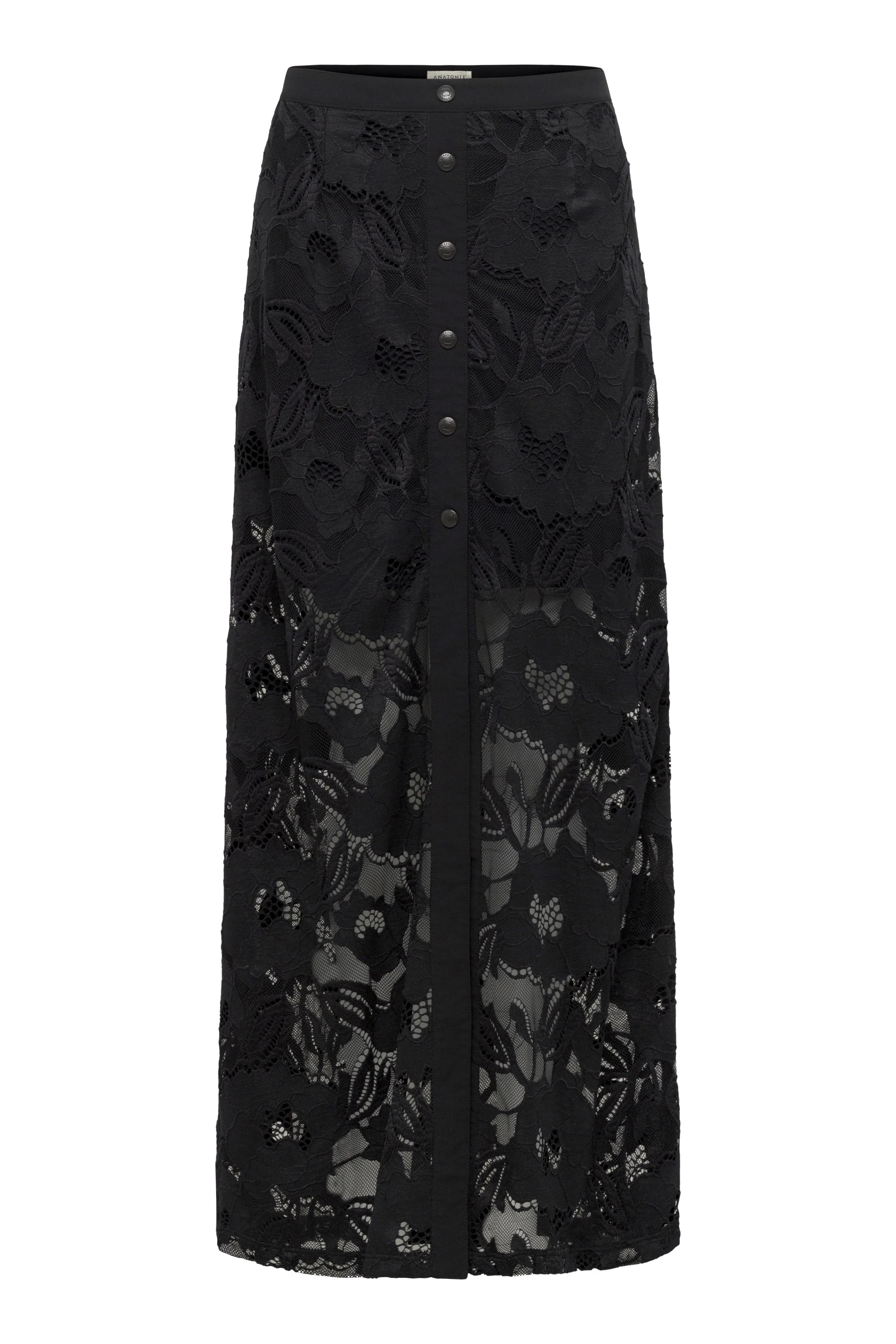 Ariel Ultralight & Lace Button Down Maxi Skirt - Image 6