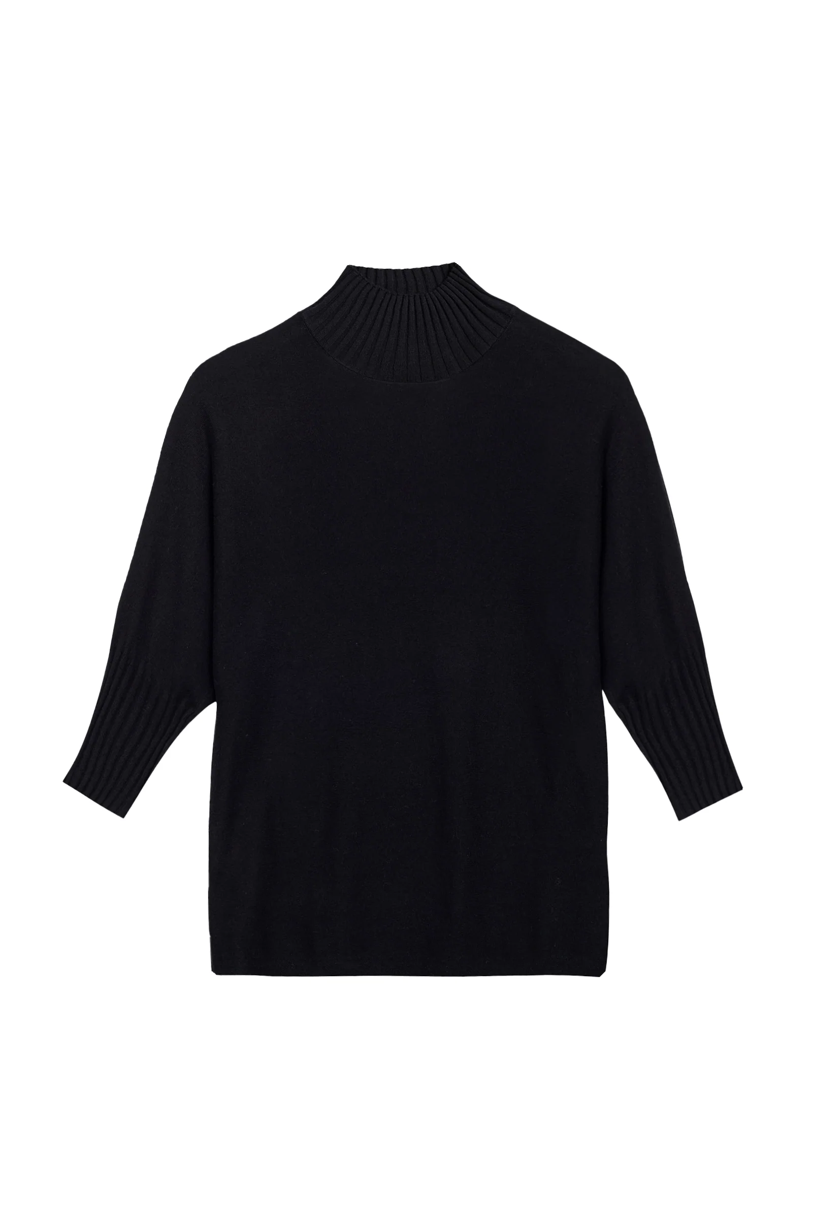 Ash Ribbed Mock Neck Sweater - Image 11