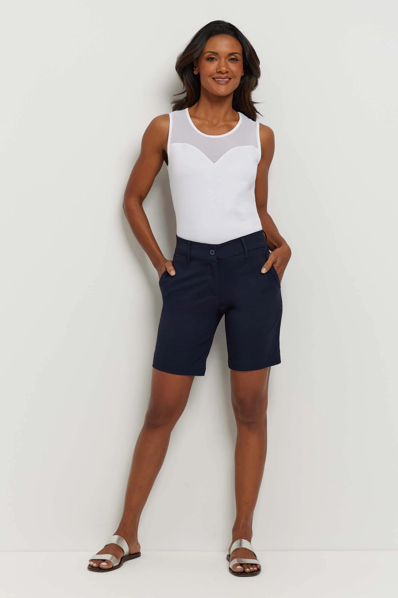 Breck Ultra Light Short in Navy - Image 4
