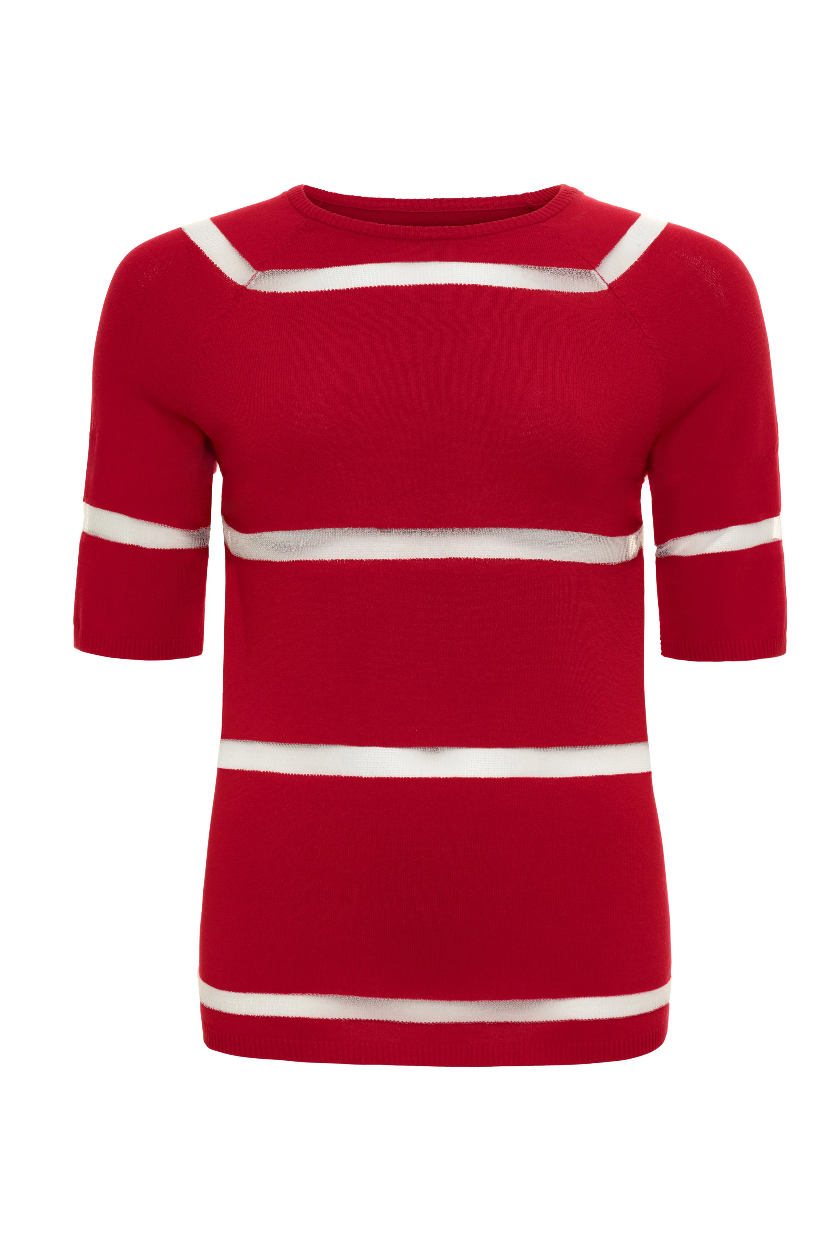 Campbell Sheer Stripe Pullover Top - Image 8