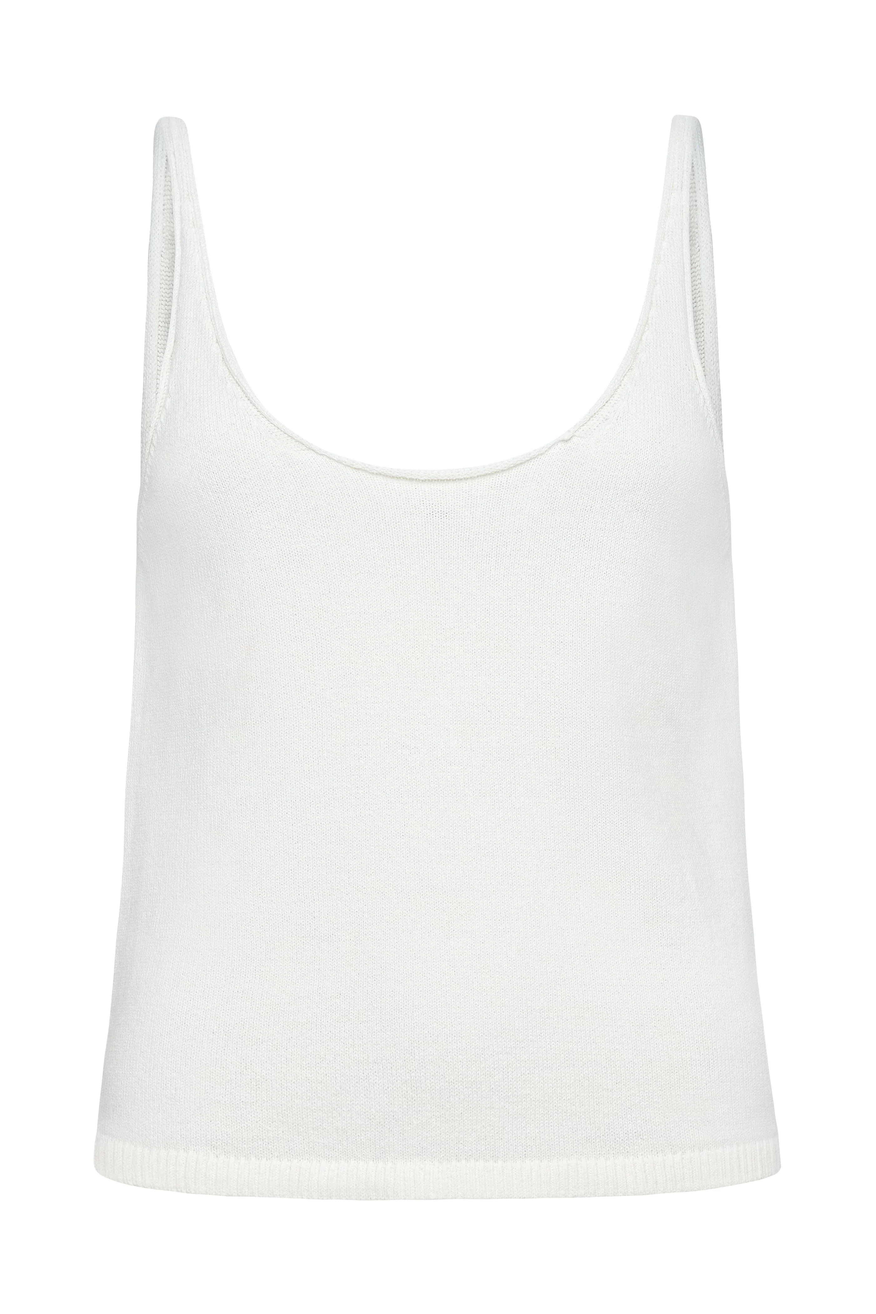 Carolyn Sweater Knit Scoop Neck Tank Top - Image 3