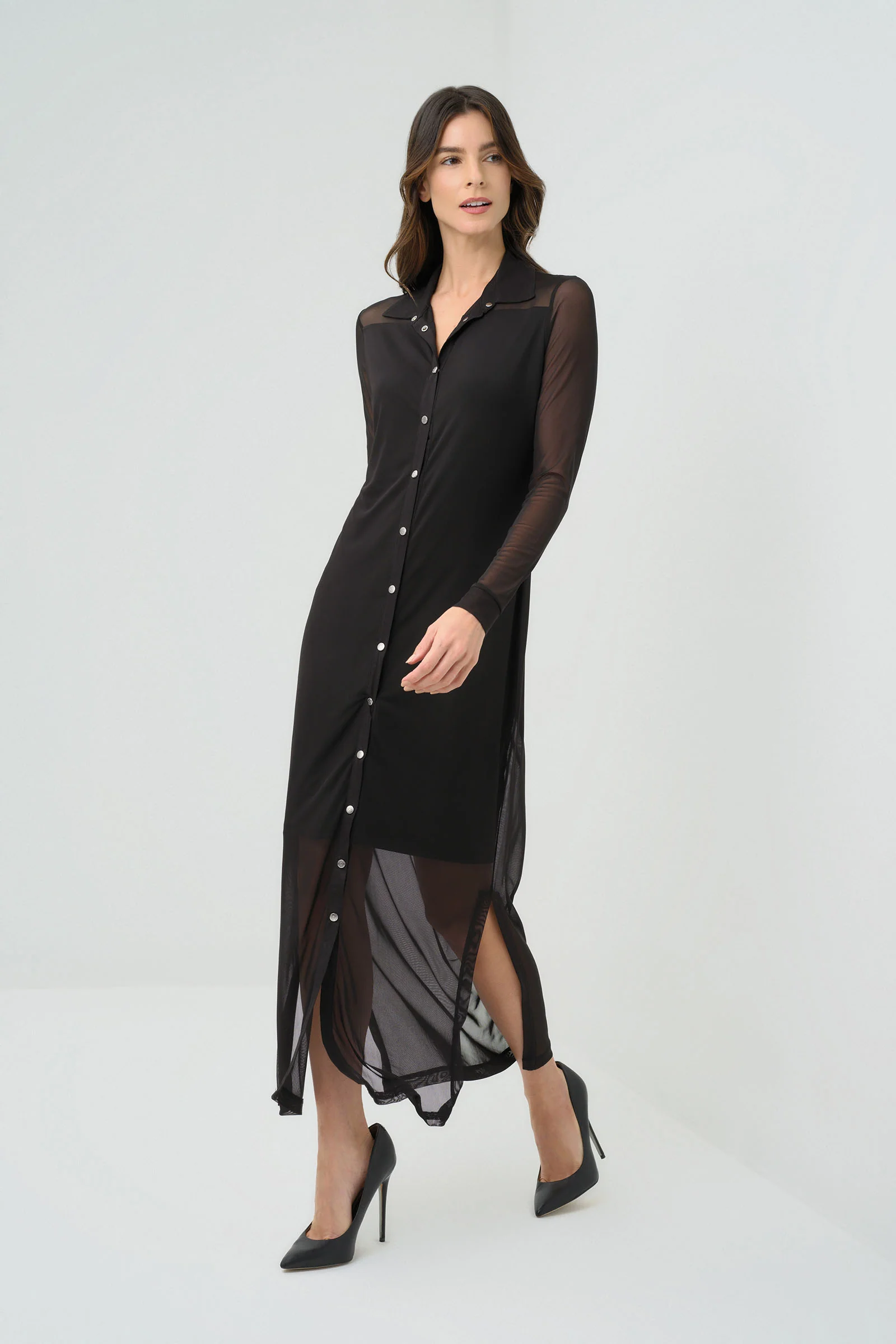Colette Mesh Overlay Dress - Image 3