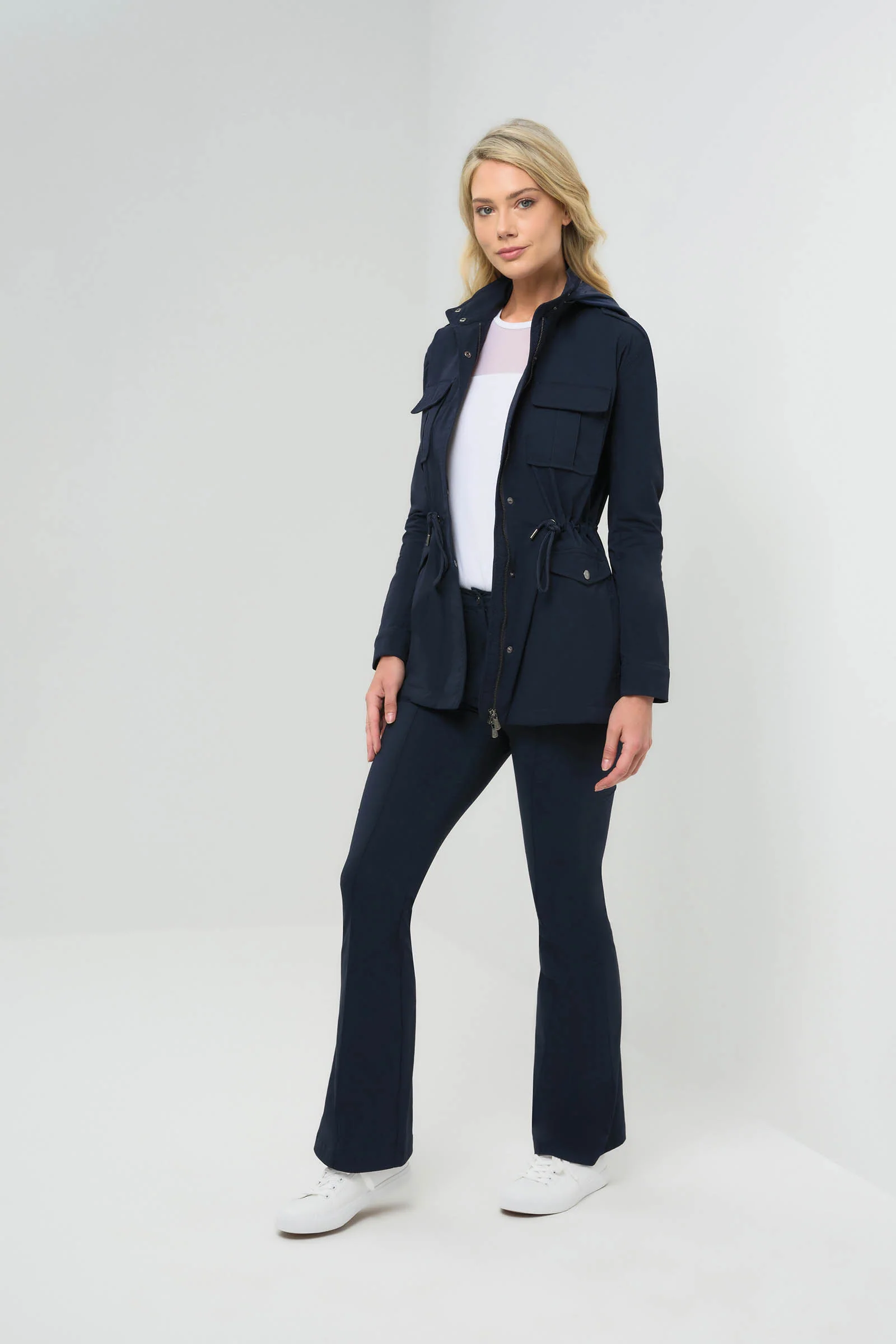 Courtney Lightweight Utility Jacket with Hood - Image 16