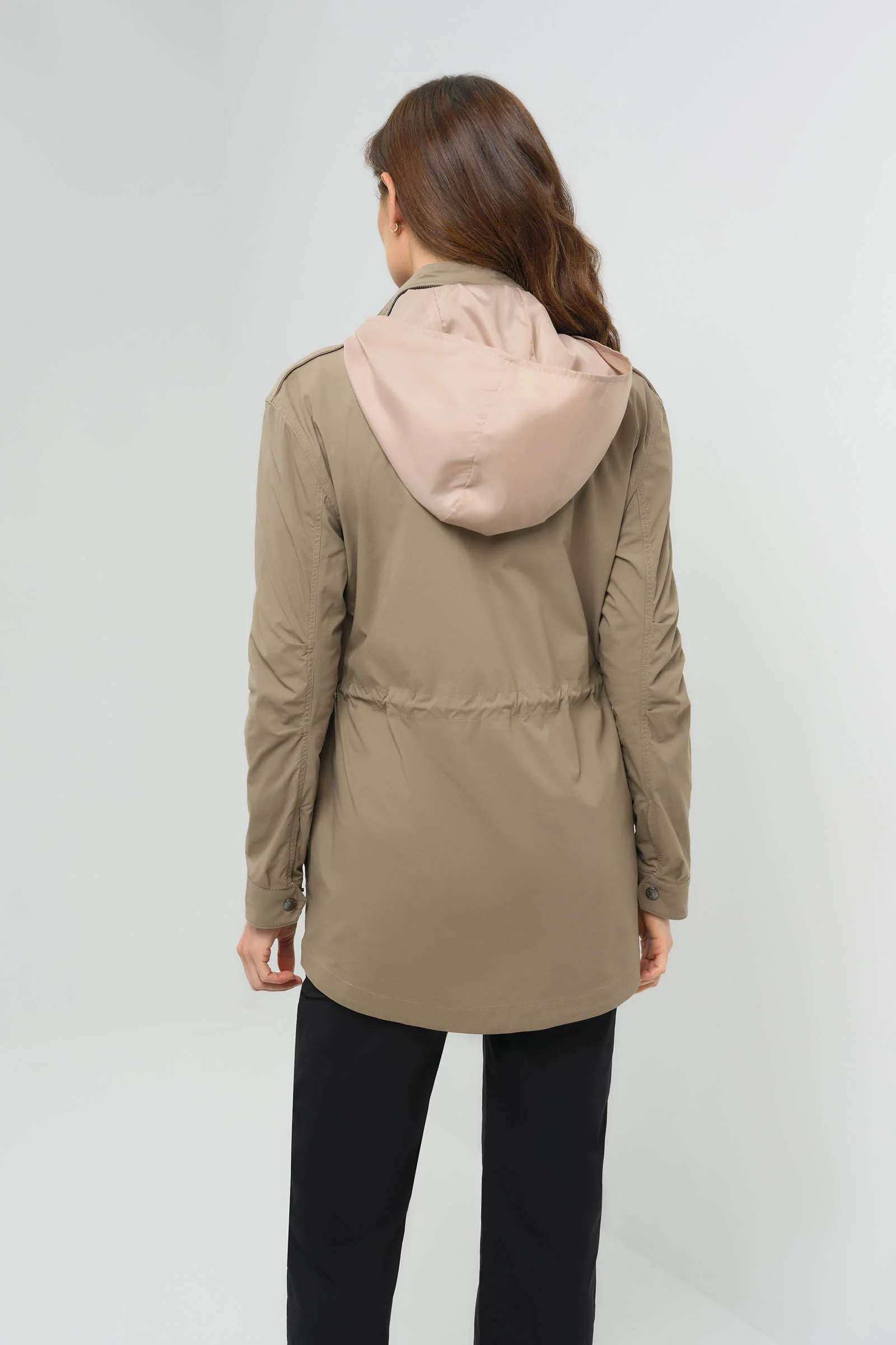 Courtney Lightweight Utility Jacket with Hood - Image 9