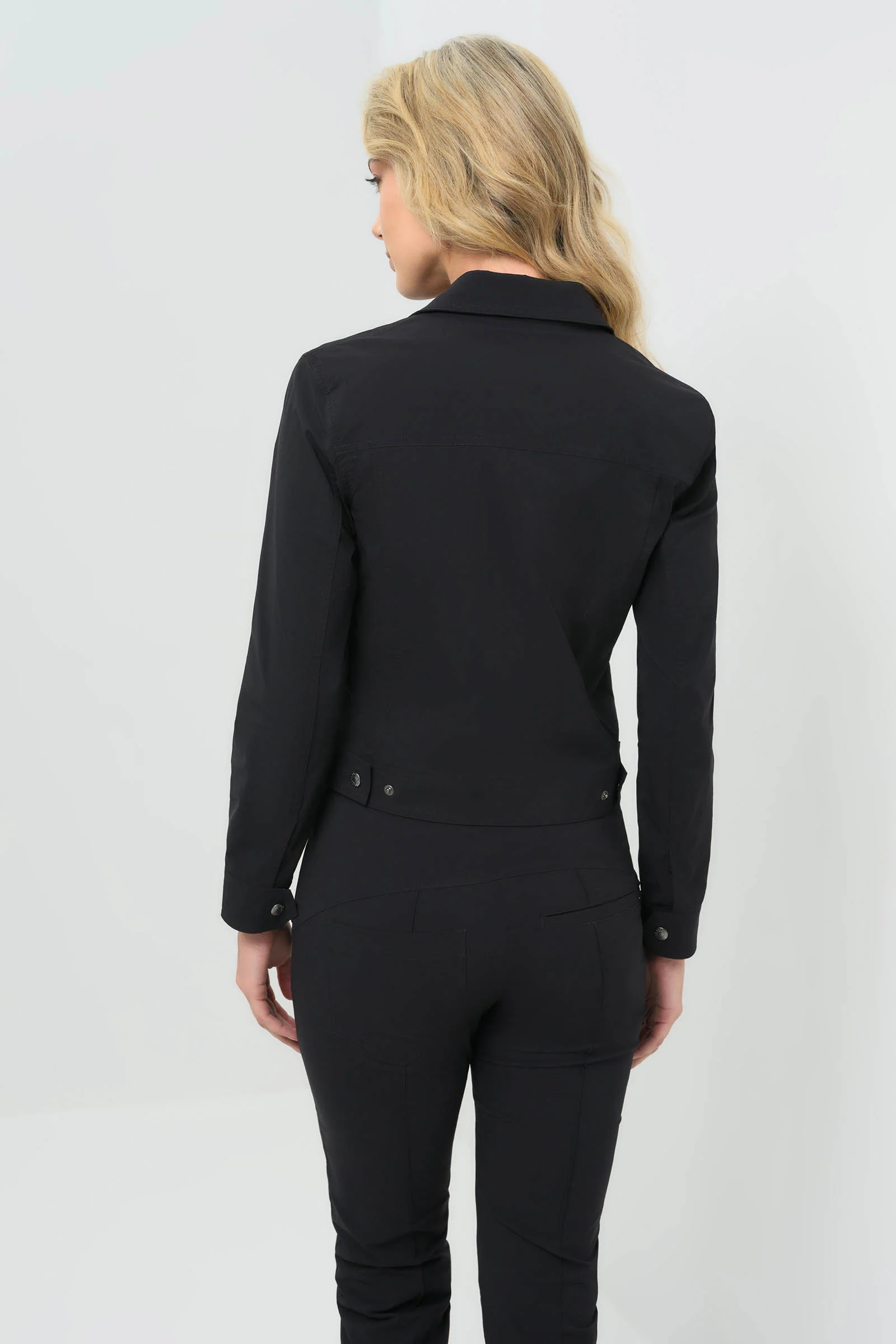 Delilah Ultra Light Weight Denim Style Jacket - Image 3