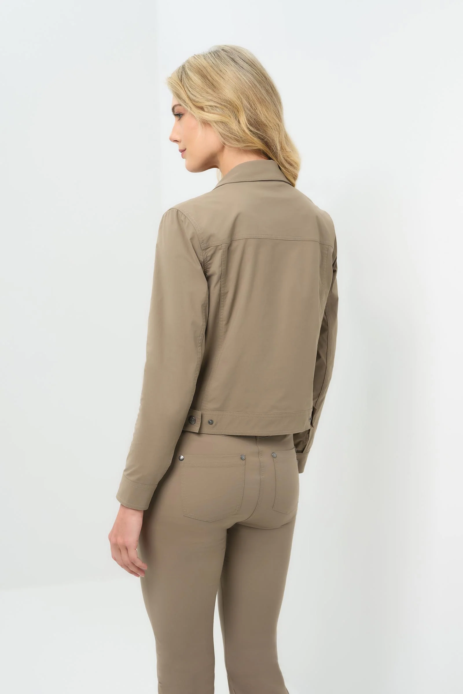 Delilah Ultra Light Weight Denim Style Jacket - Image 7