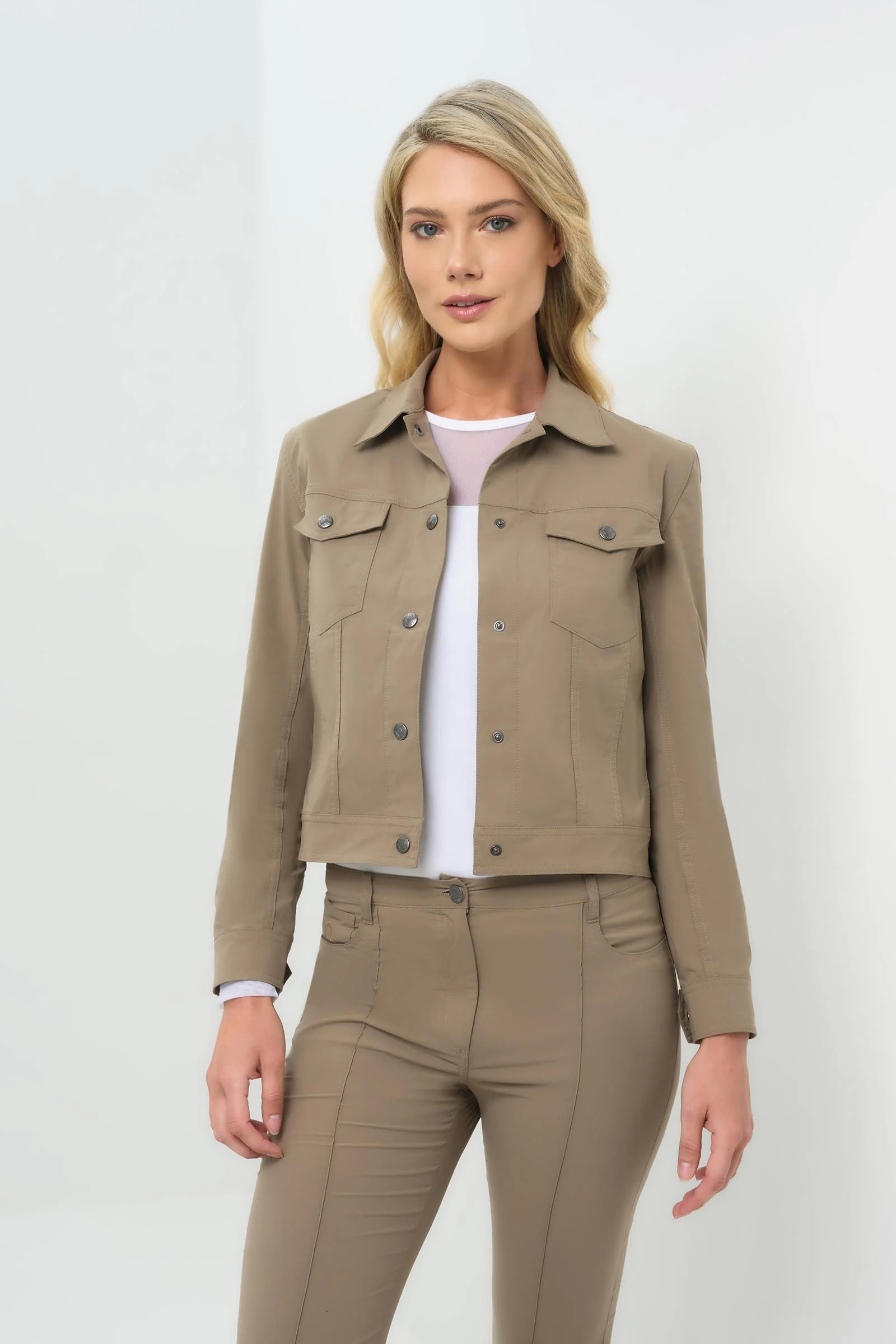 Delilah Ultra Light Weight Denim Style Jacket - Image 8