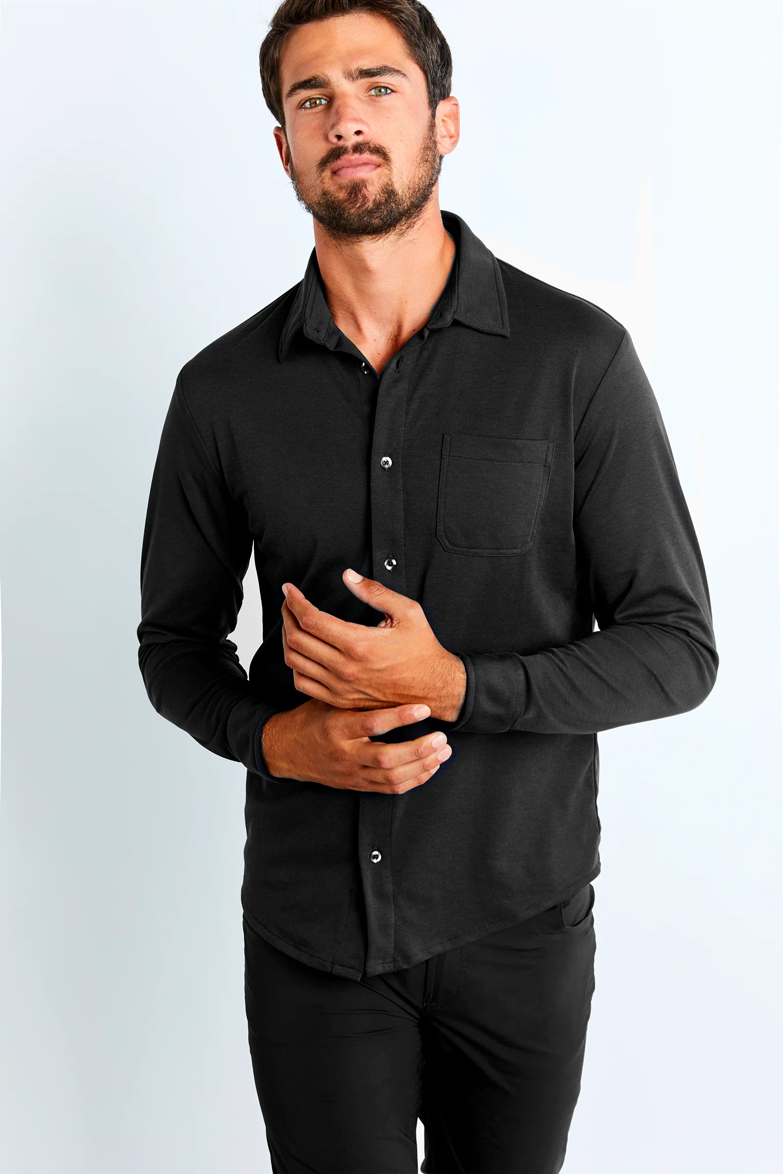 Dylan Button-Up Long-Sleeve Shirt - Image 12