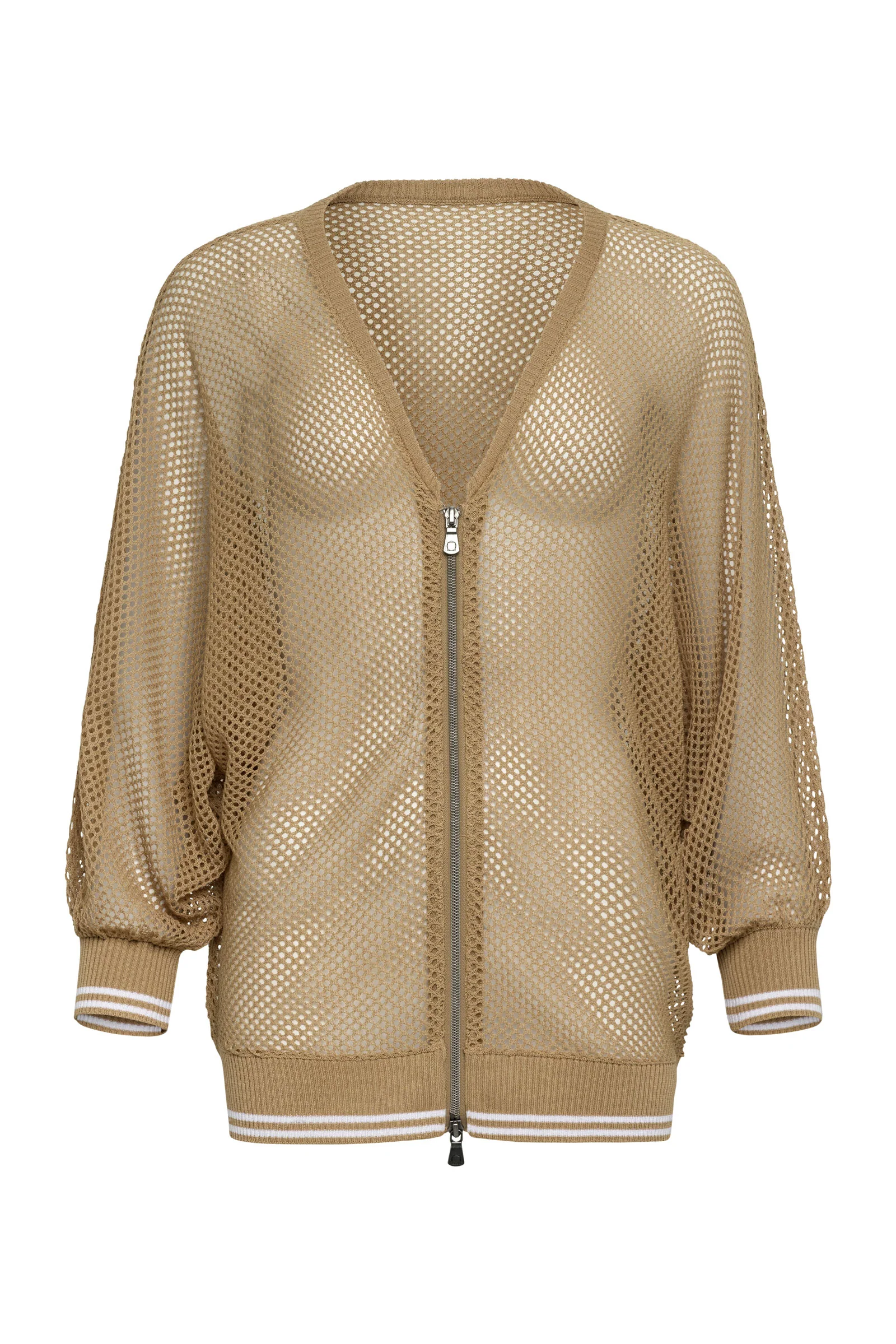 Elora Knit 3/4 Sleeve Full Zip Jacket - Image 6