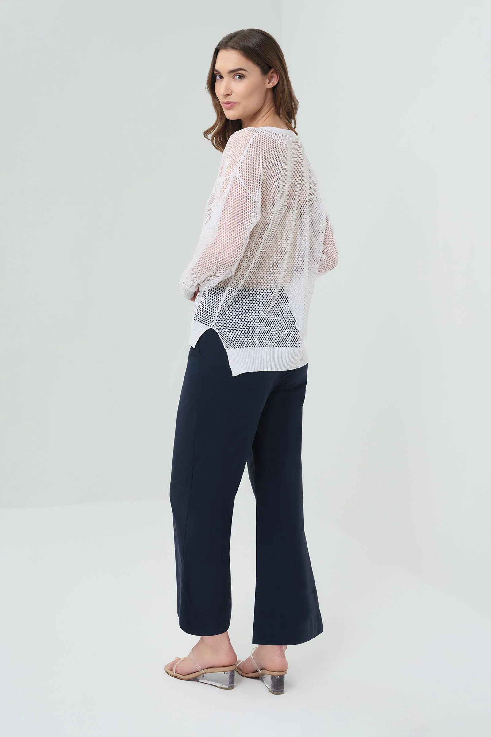 Emma Open Knit Pullover Top - Image 9