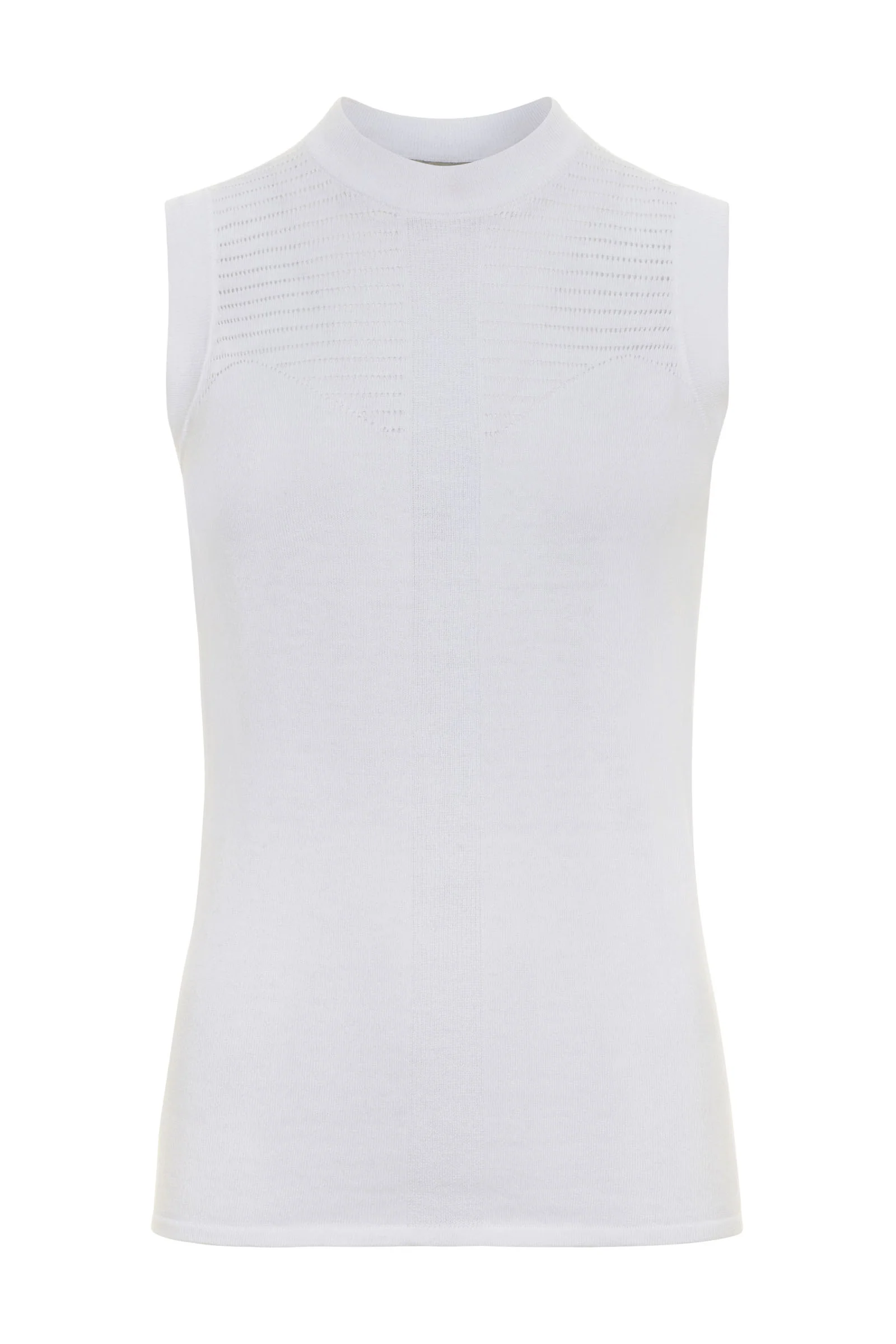 Evie Sleeveless Sweater Knit Top - Image 10