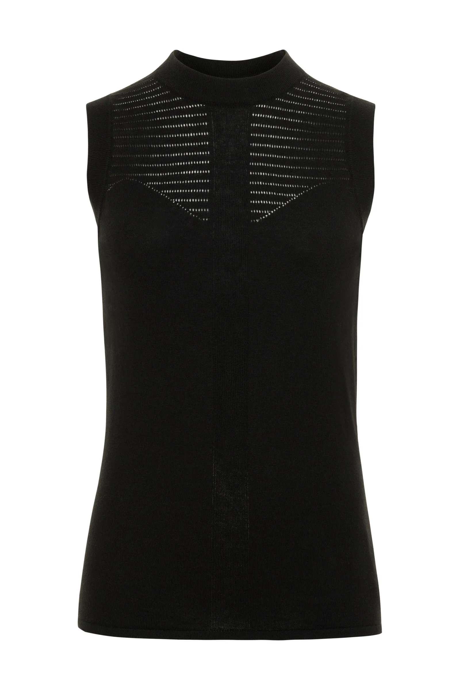 Evie Sleeveless Sweater Knit Top - Image 3