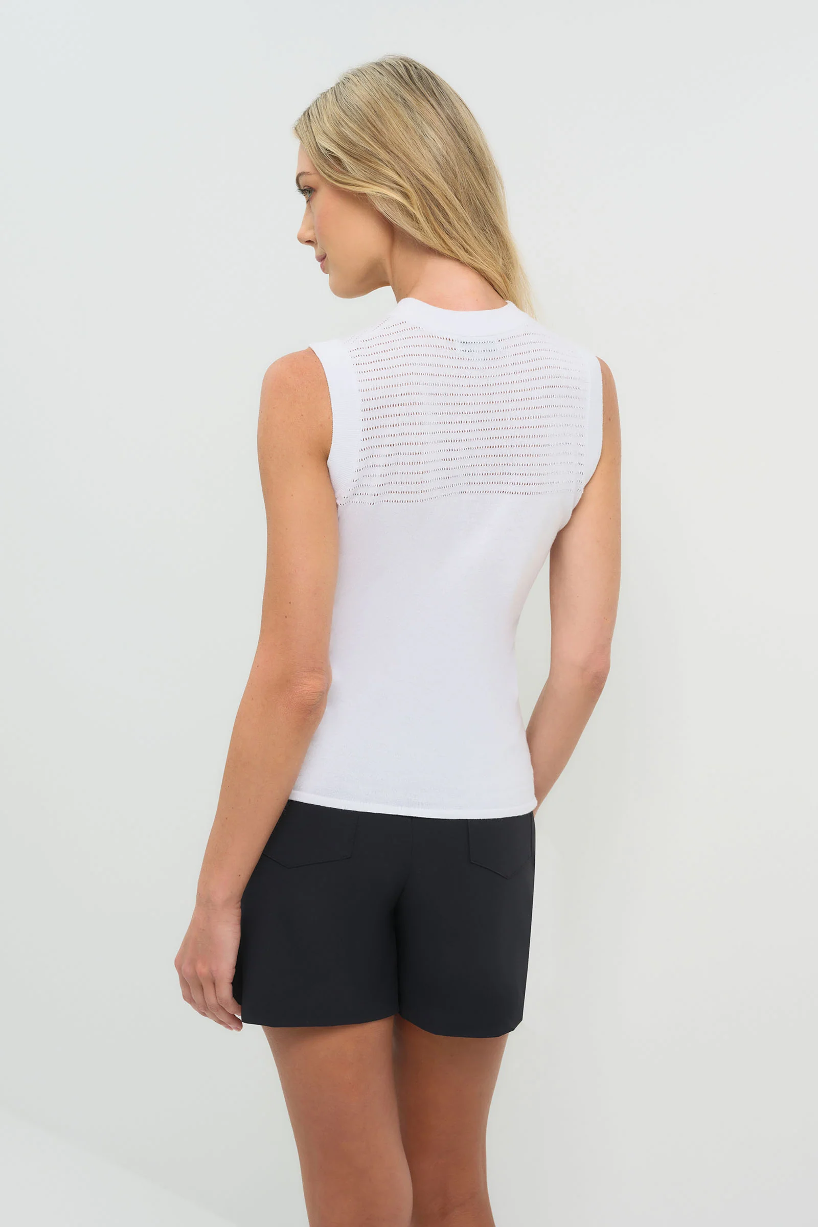 Evie Sleeveless Sweater Knit Top - Image 9