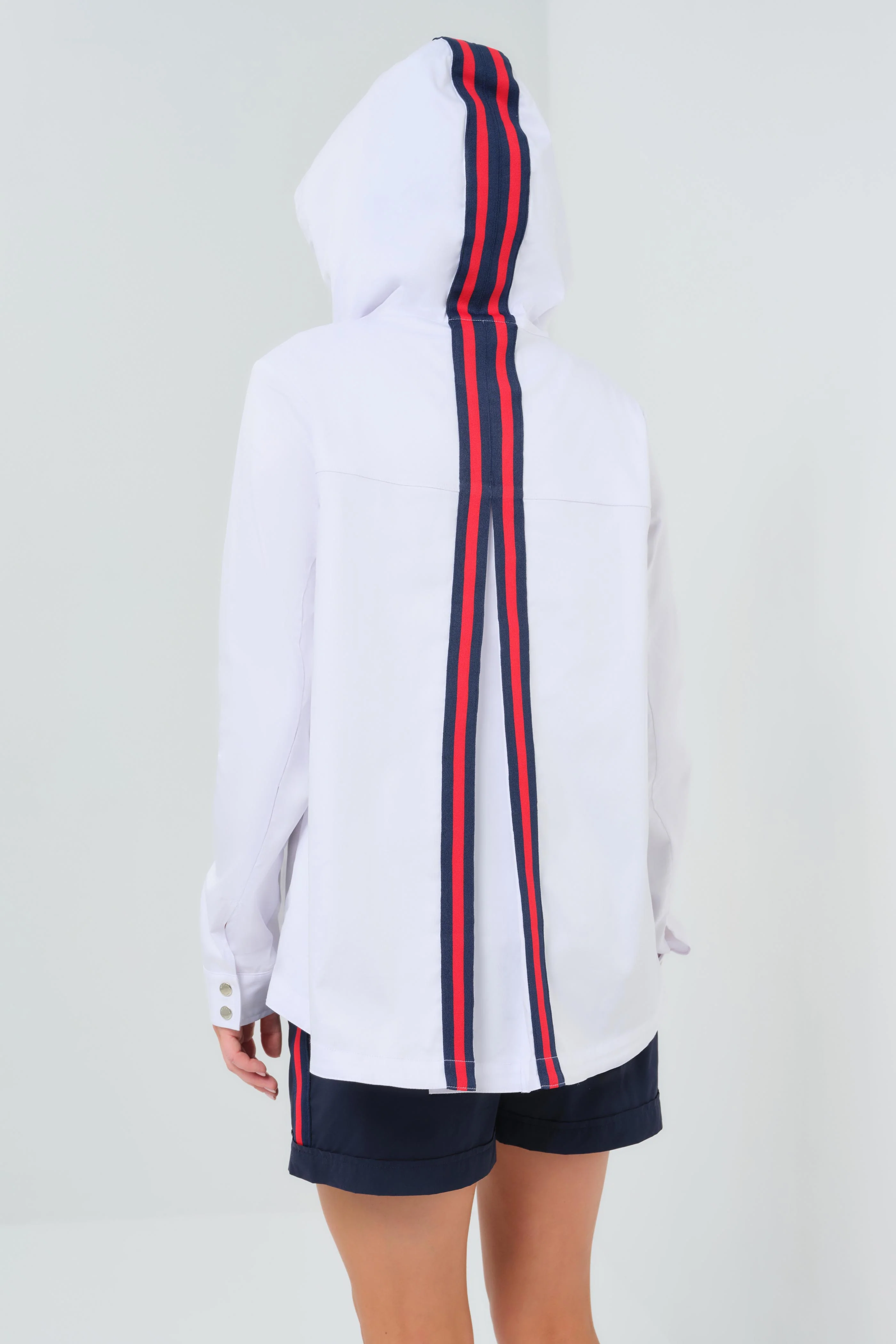 Gabi Stretch Woven Hooded Full Zip Jacket - Image 5