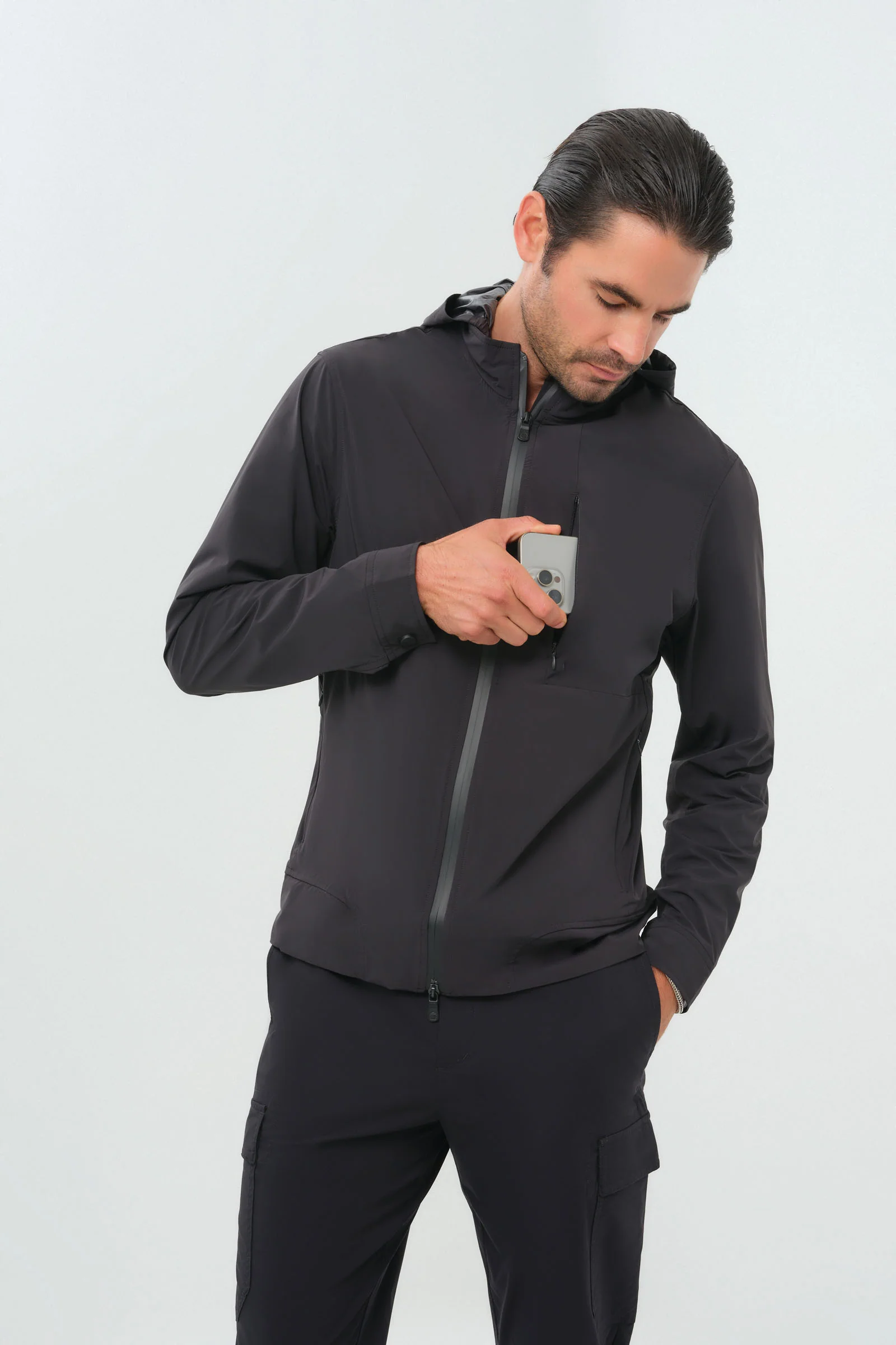 Jack Water Resistant Hooded Jacket - Image 8