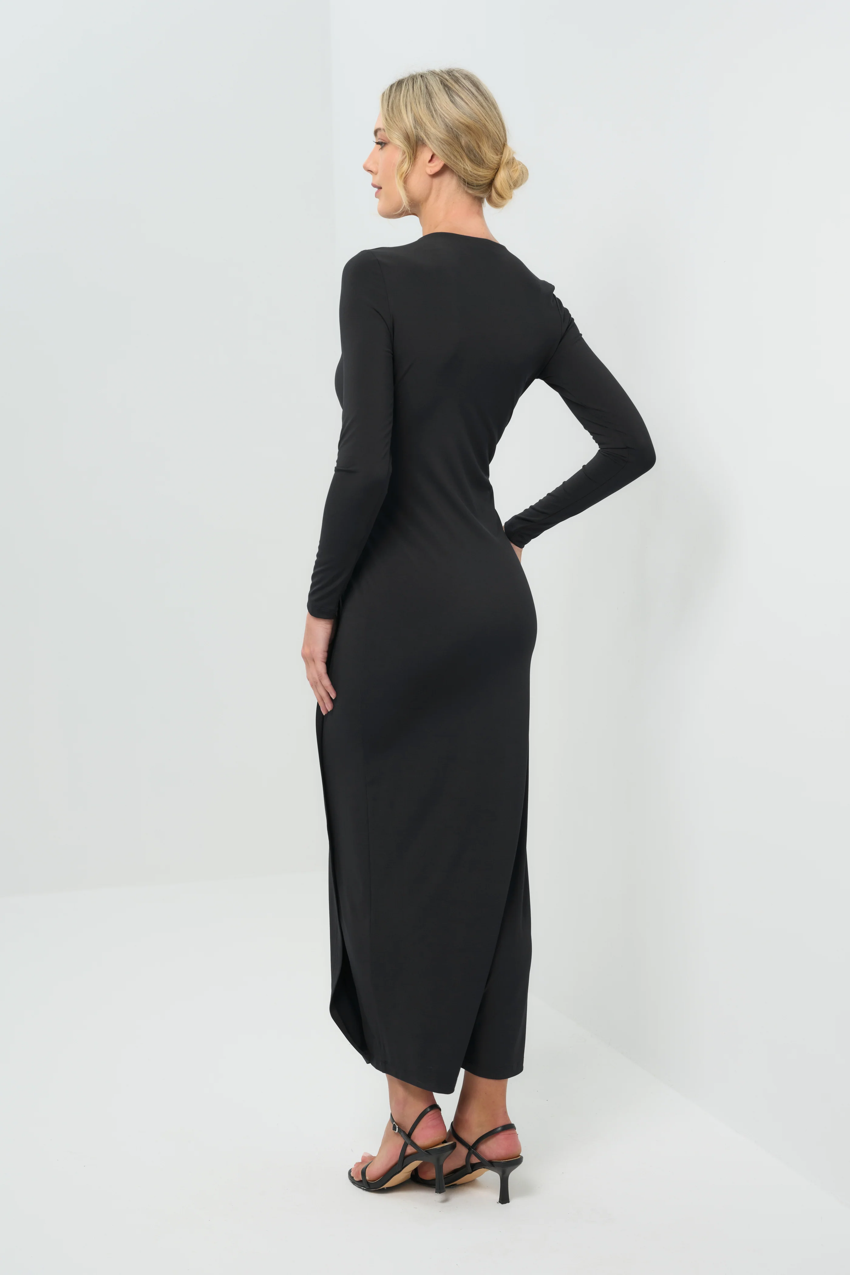 Janie Wrap Maxi Dress - Image 3
