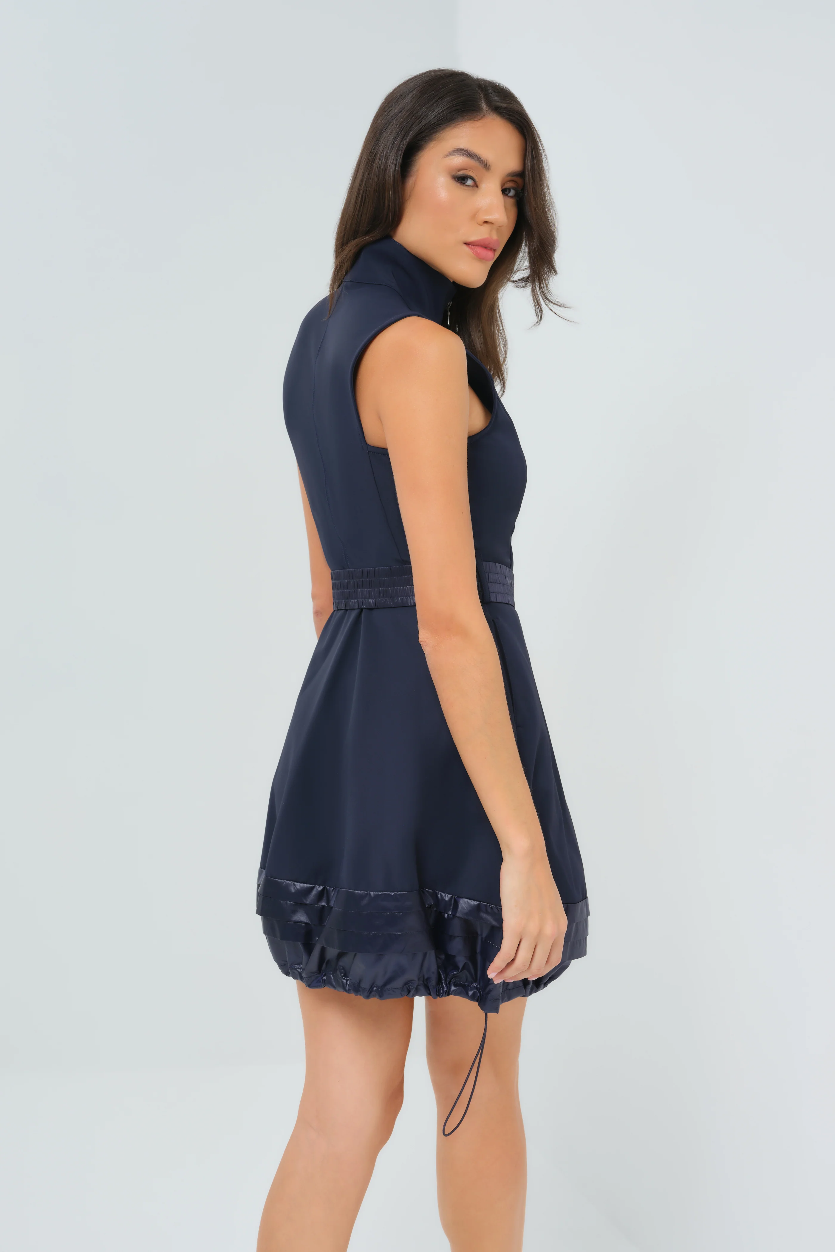 Katana Performance Belted Sleeveless Dress - Image 4