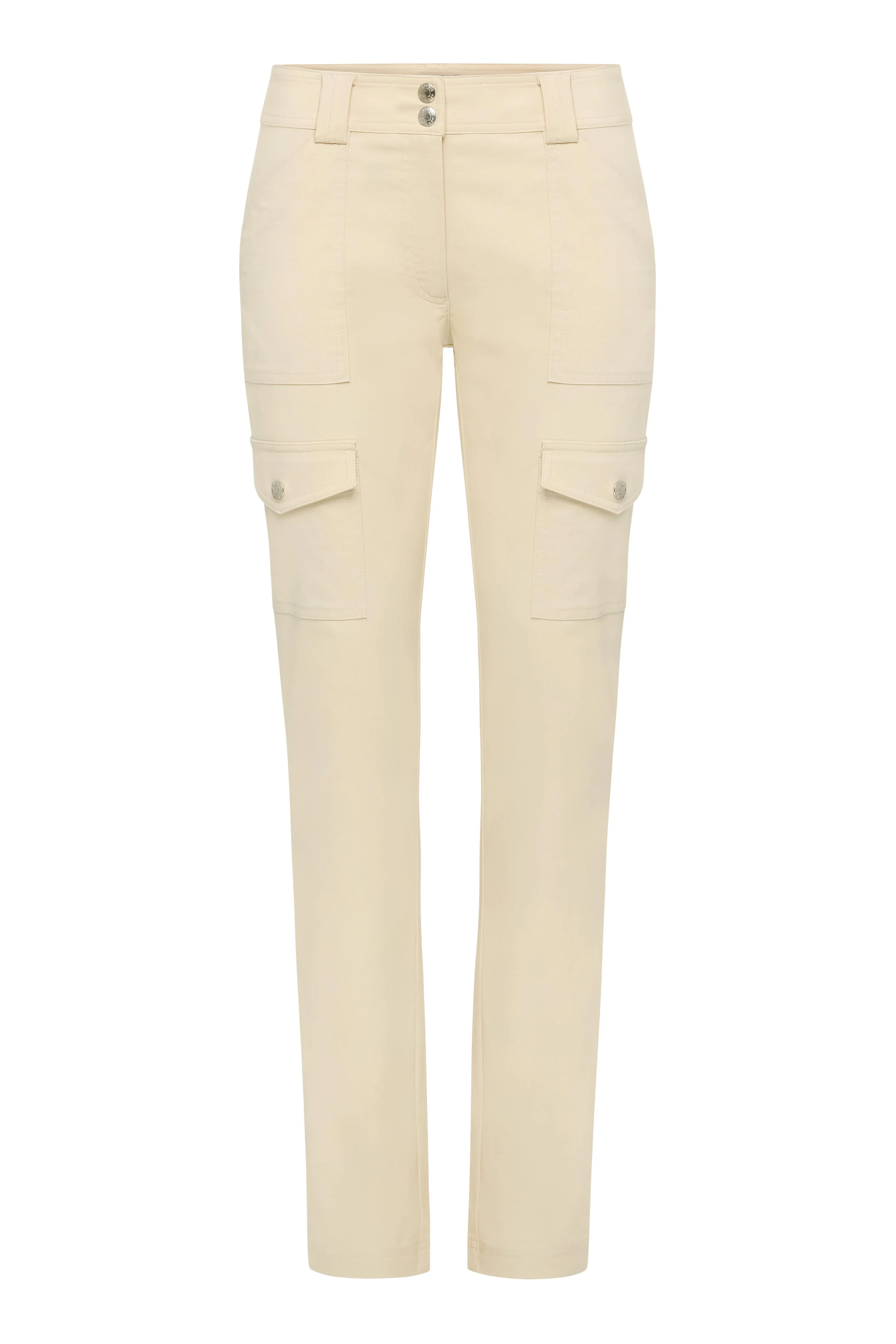Kate Skinny Cargo Pant in Wheat - Image 5