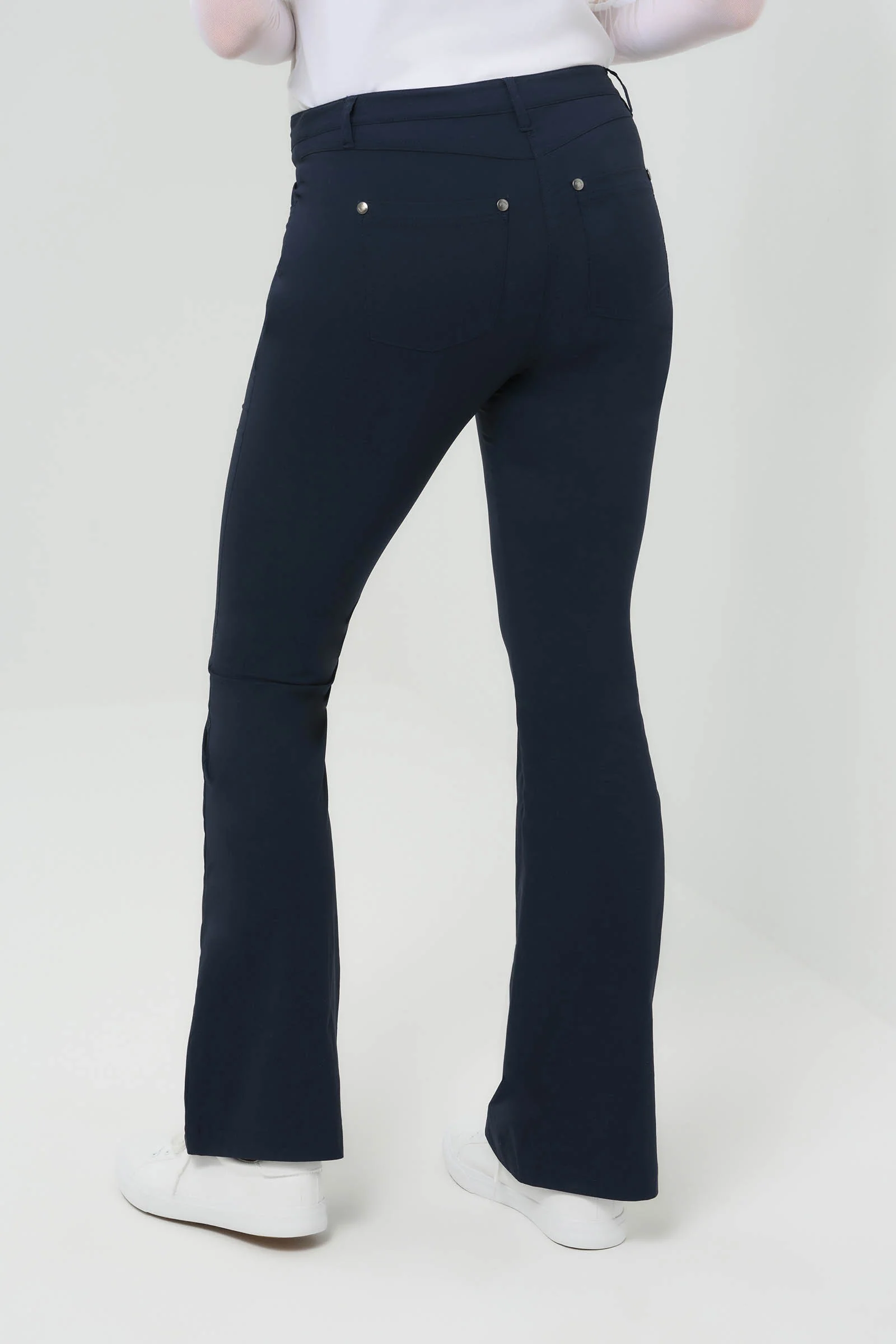 Katya Ultralight Flare Pant with Pintucking - Image 7
