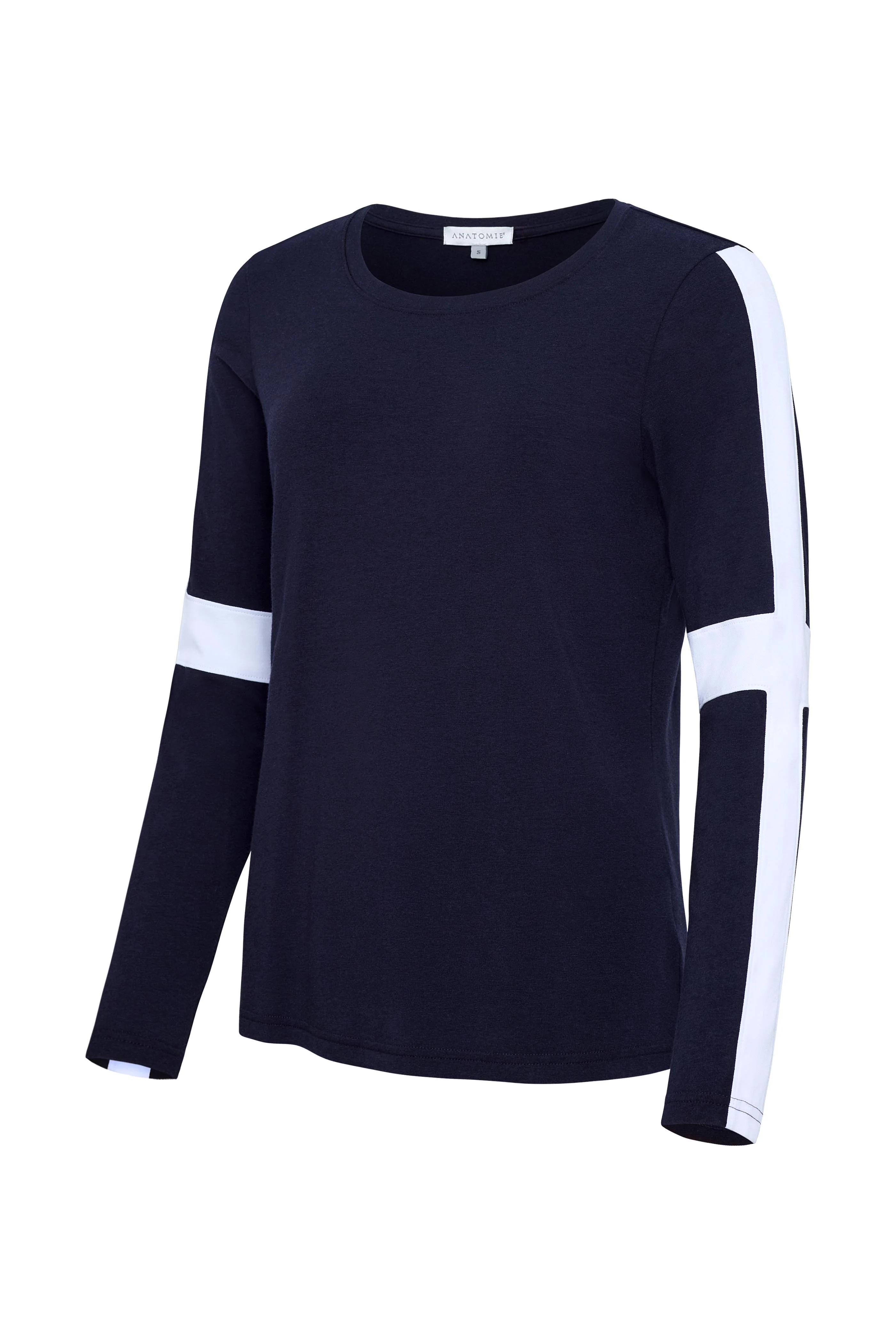 Kensley Contrast Sleeve Pima Top - Image 13