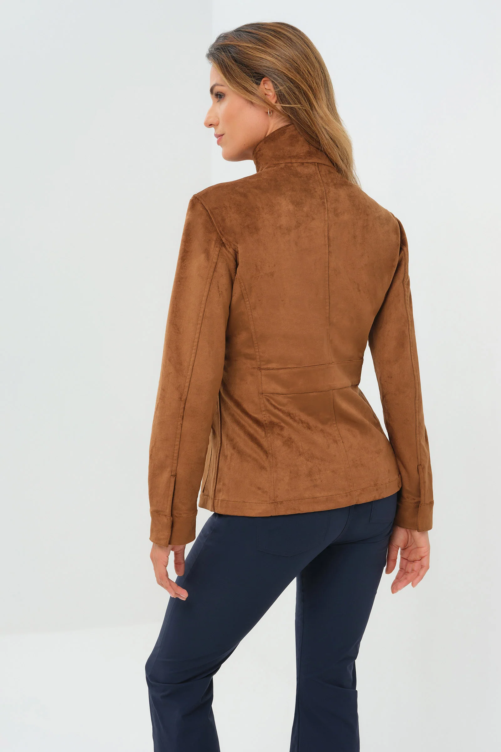 Kenya Faux Suede Safari Jacket Anniversary Edition - Image 3