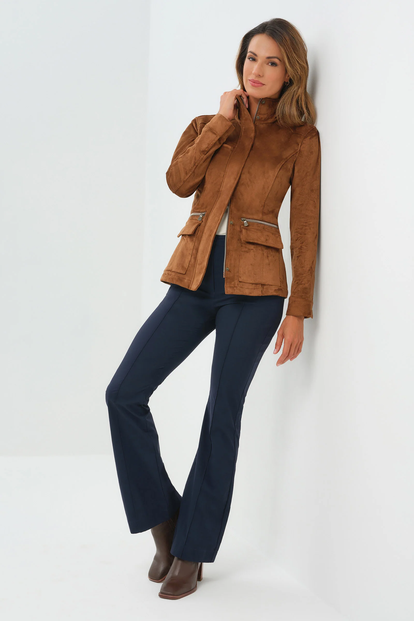 Kenya Faux Suede Safari Jacket Anniversary Edition - Image 4