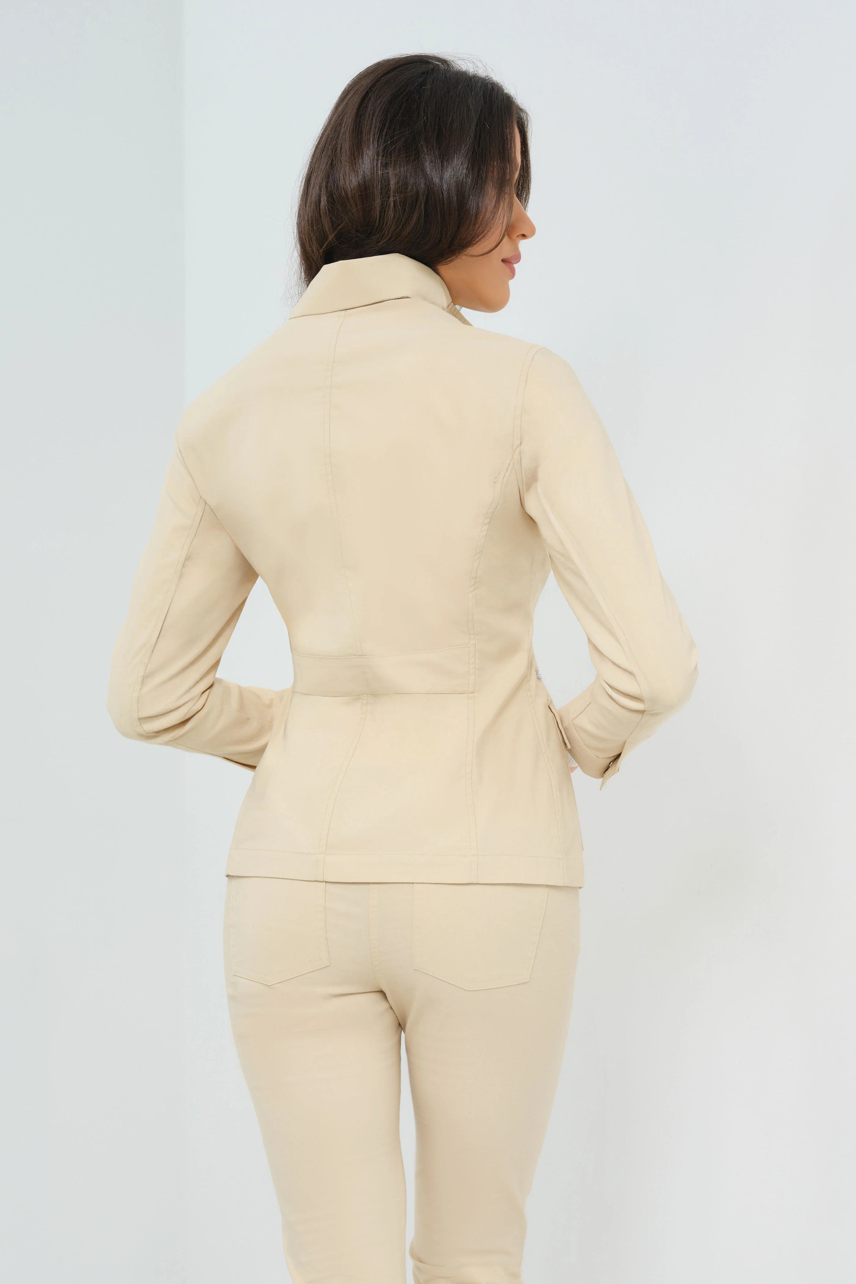 Kenya Safari Jacket in Wheat - Image 3