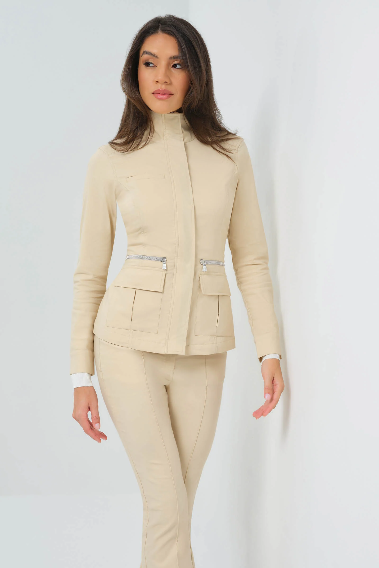 Kenya Safari Jacket in Wheat - Image 4