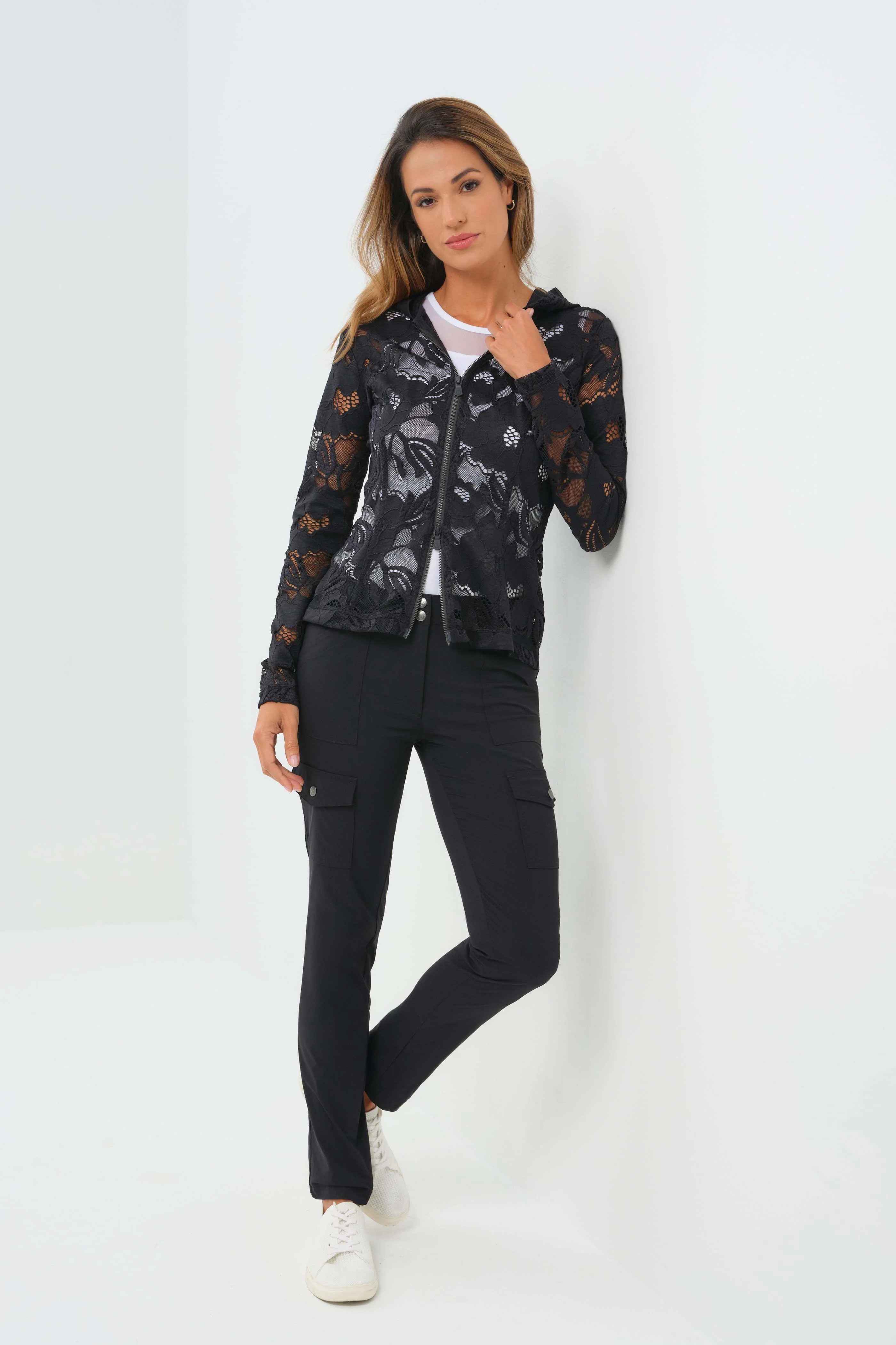 Lace Bree Full Zip Jacket with Hood