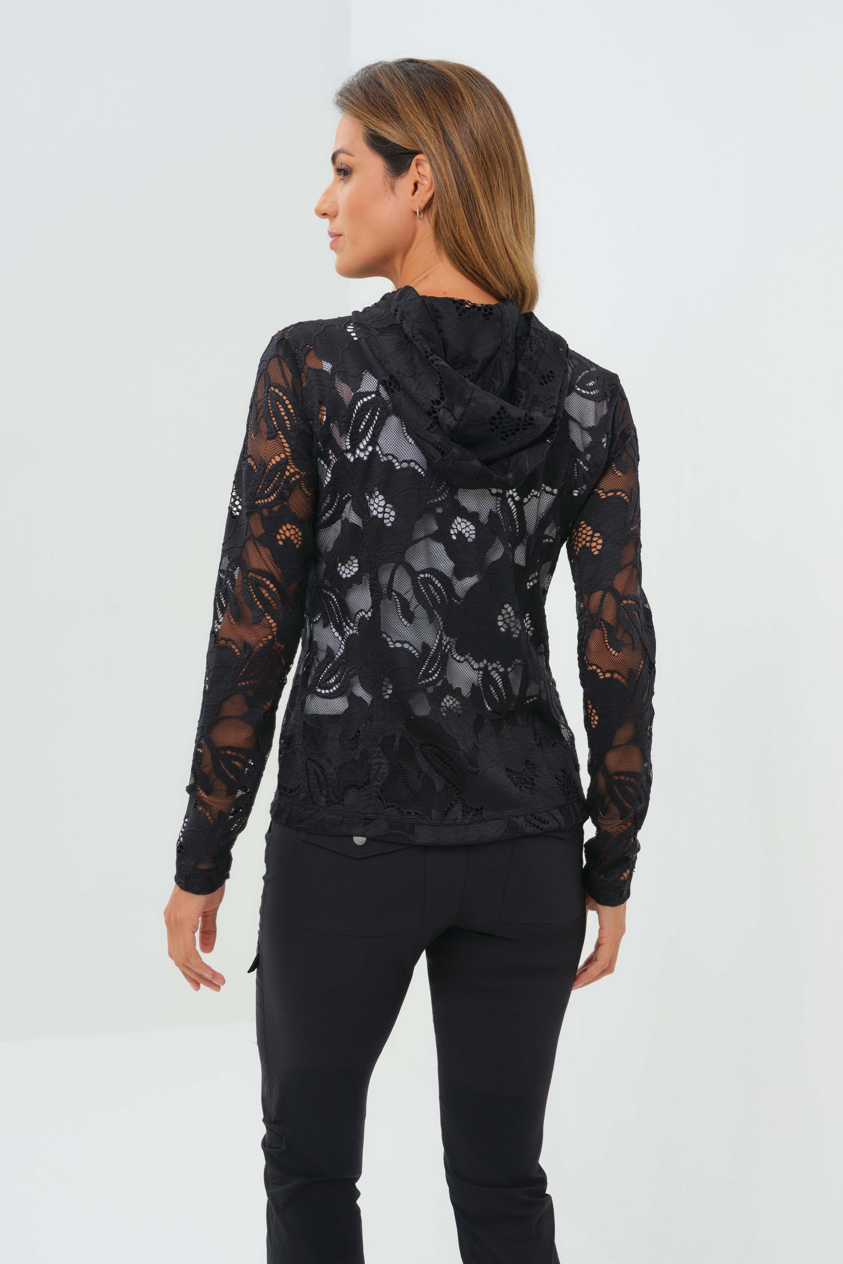 Lace Bree Full Zip Jacket with Hood - Image 3