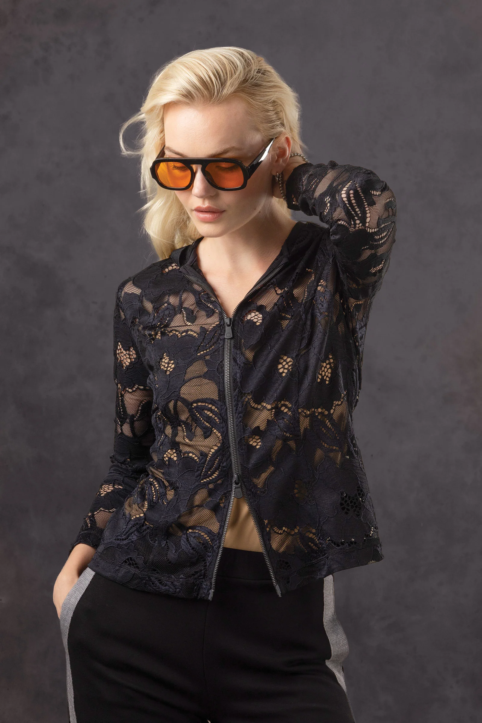 Lace Bree Full Zip Jacket with Hood - Image 6