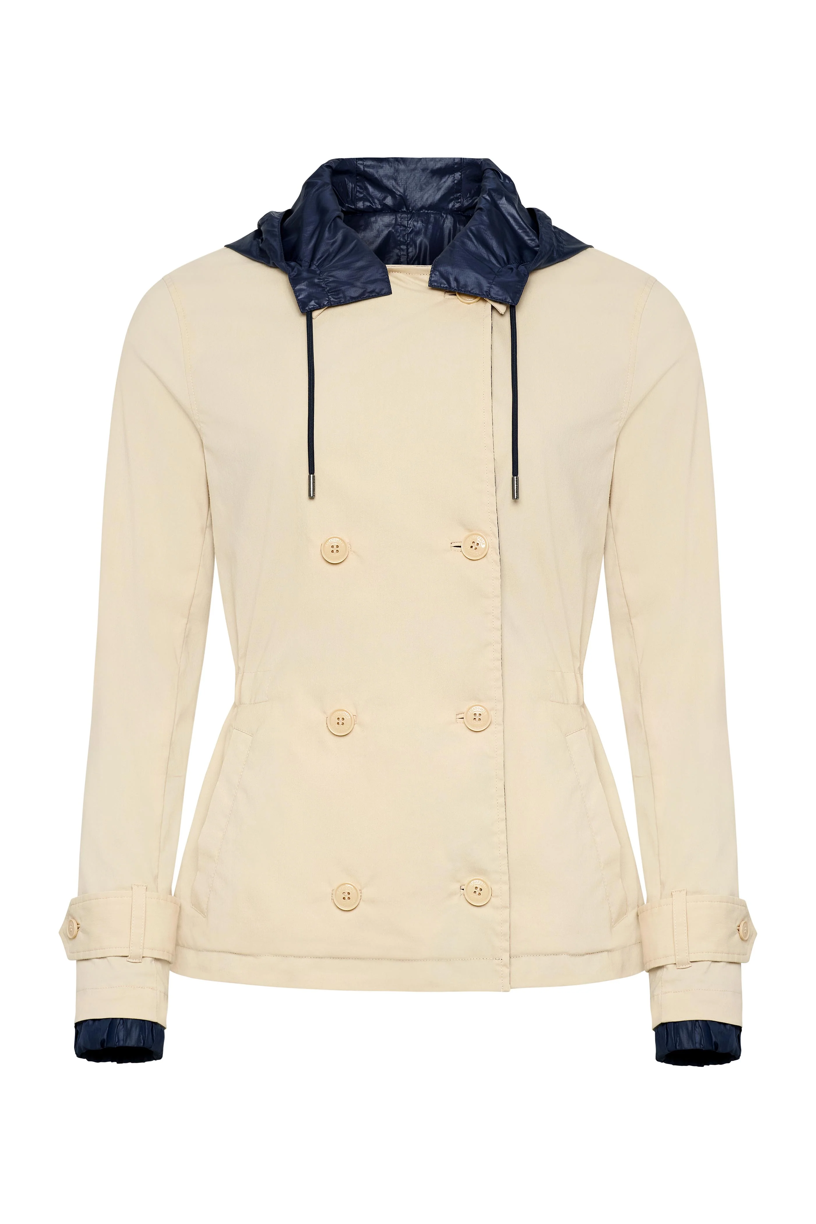 Lexie Performance Cotton & Nylon Reversible Trench Jacket - Image 6