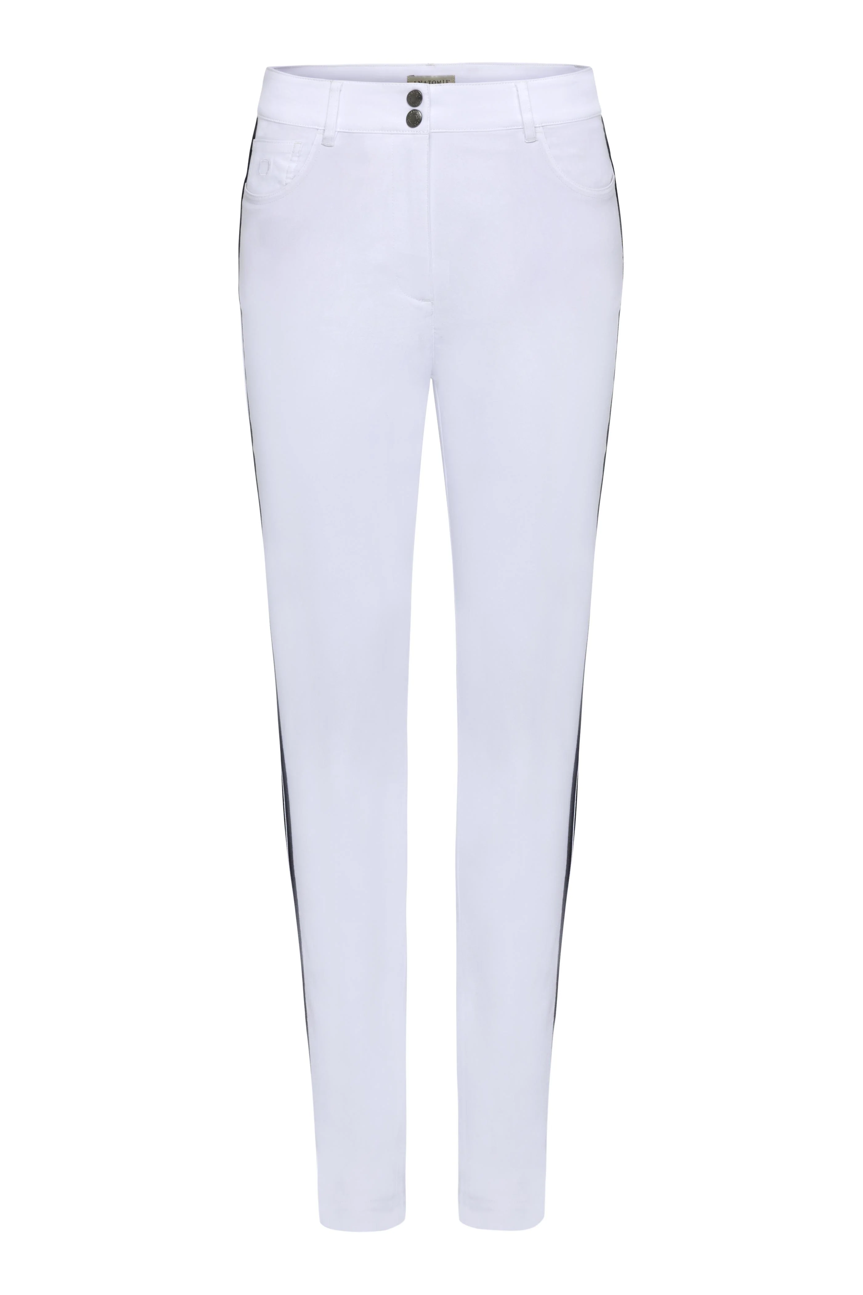 Luli Stripe Performance Cotton Skinny Pant - Image 4
