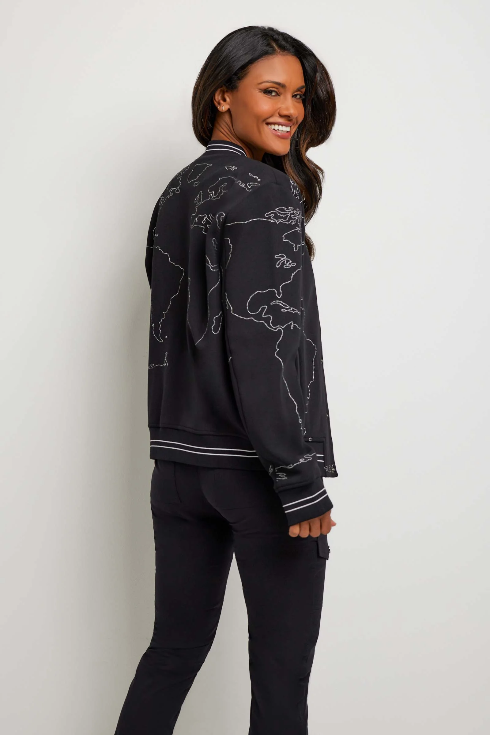 Map Bomber Jacket - Image 4