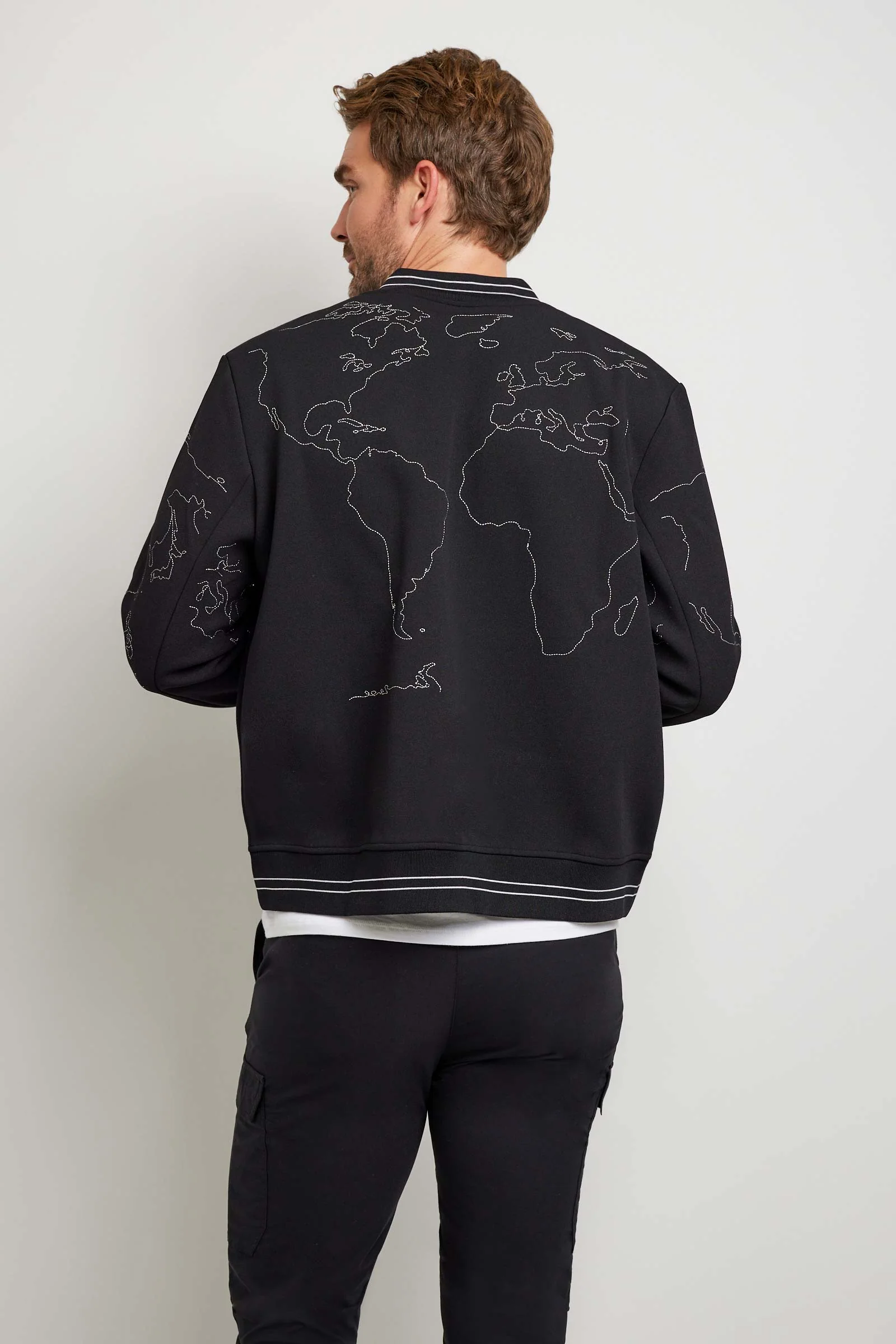 Map Bomber Jacket - Image 8