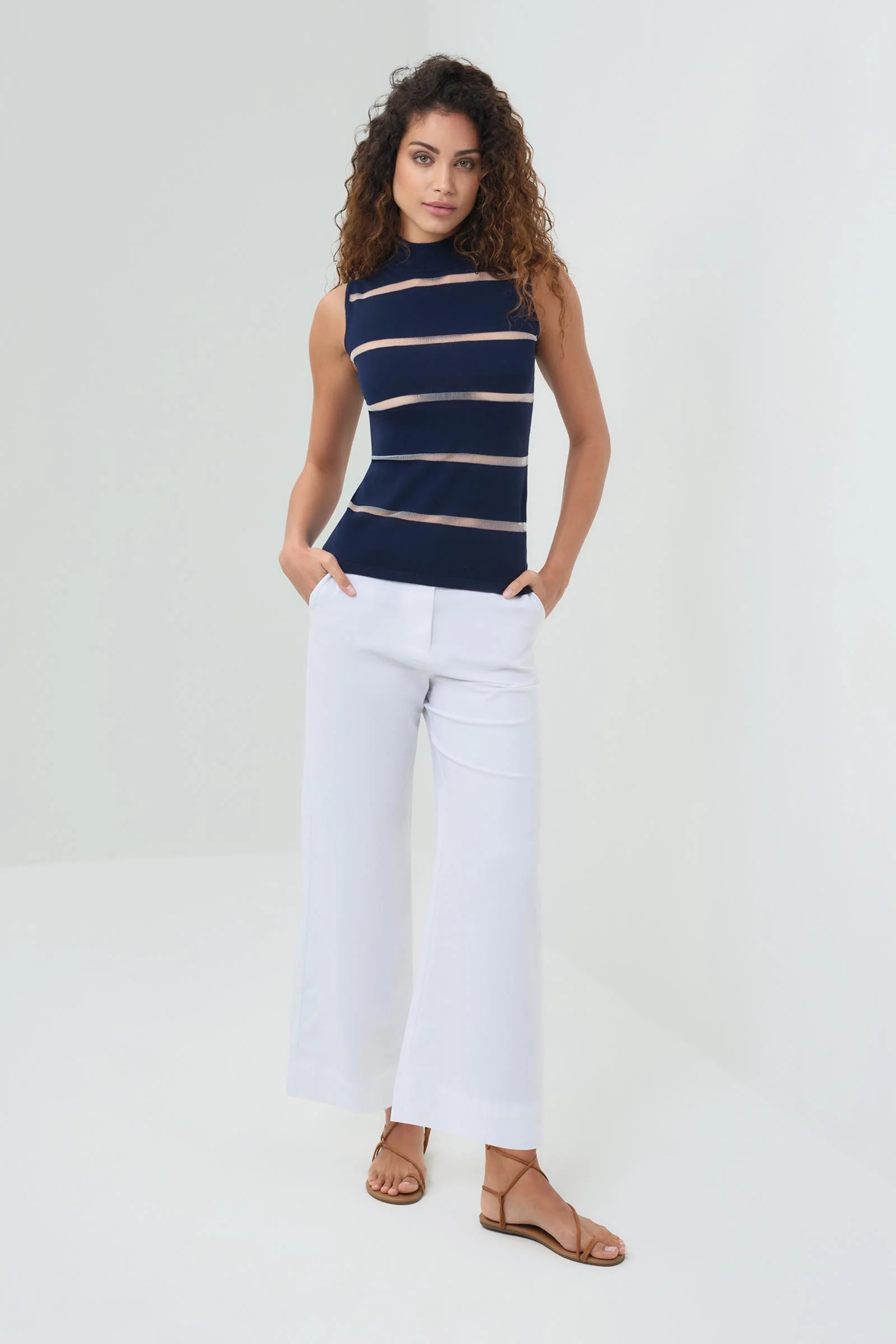 Maxine Knit Mock Neck Top - Image 11