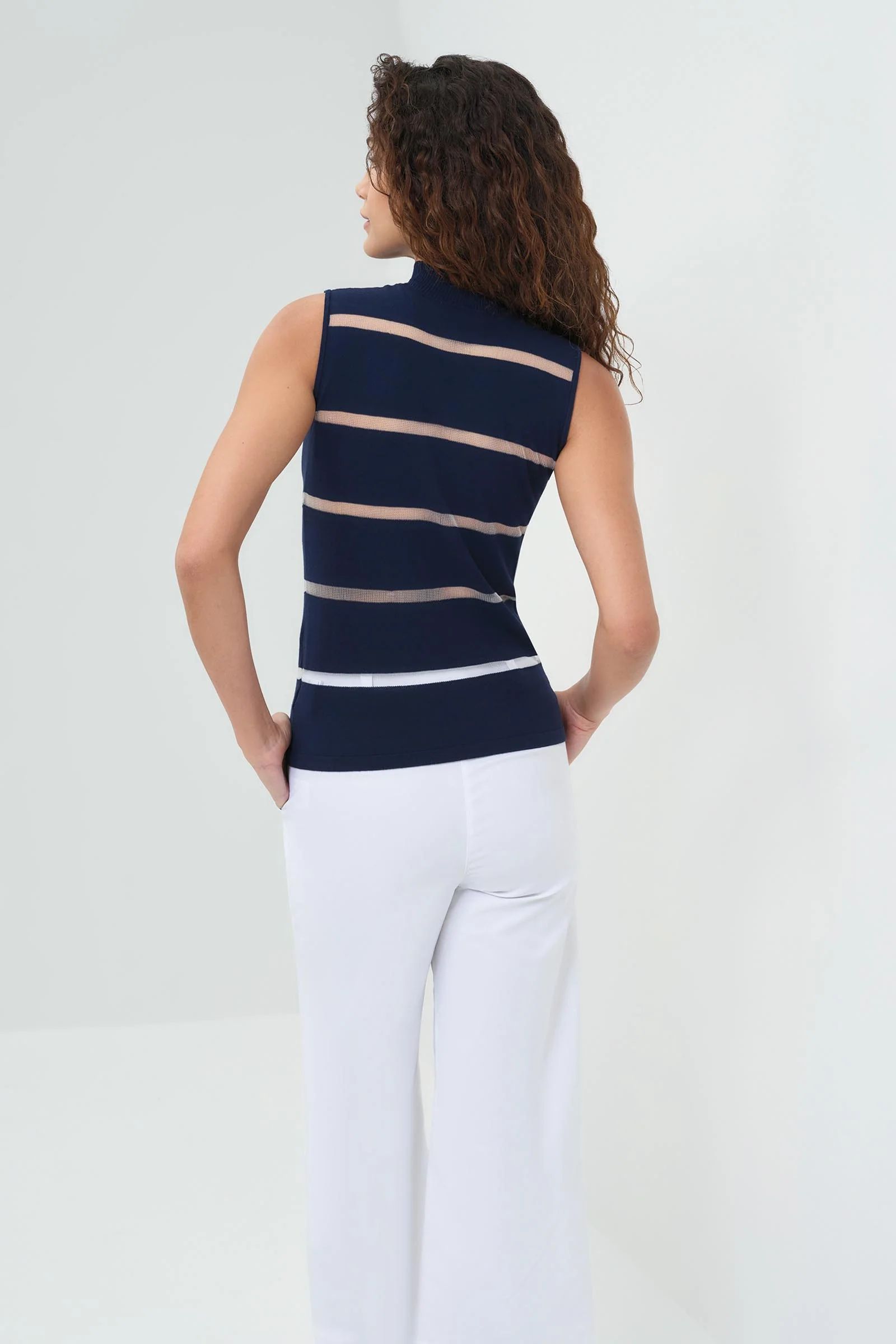 Maxine Knit Mock Neck Top - Image 9