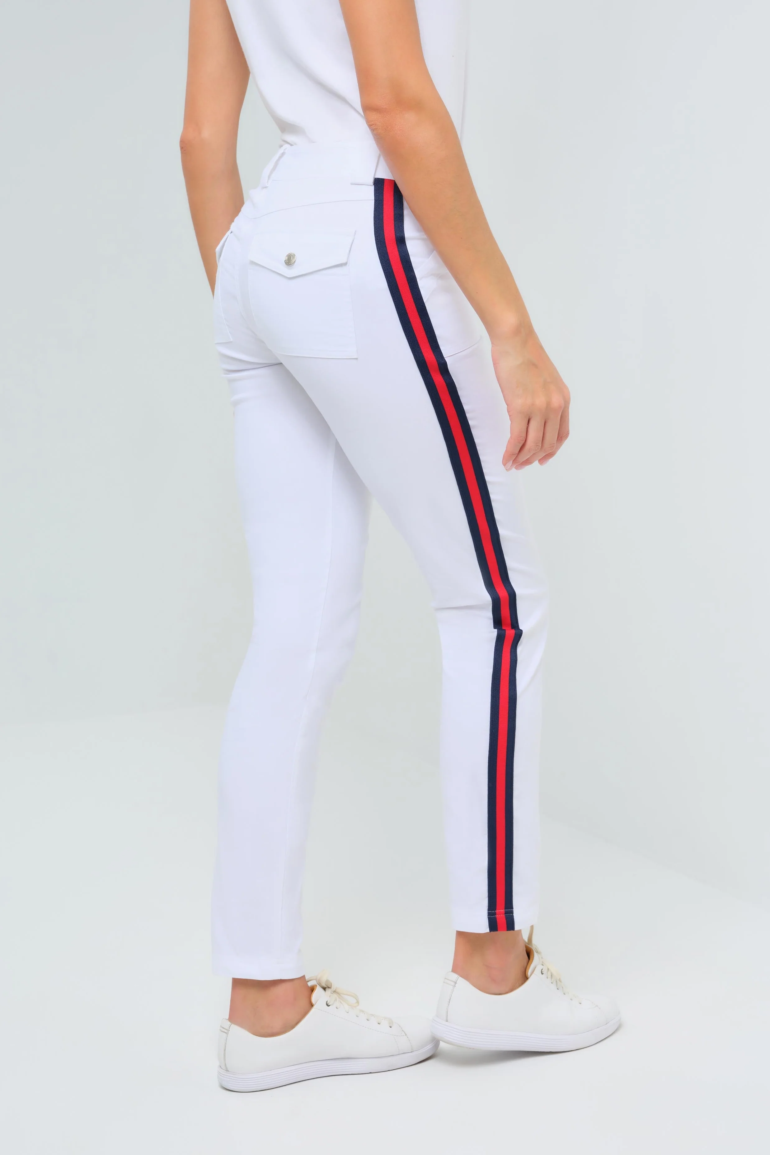 McCall Stripe Performance Cotton Skinny Pant - Image 2