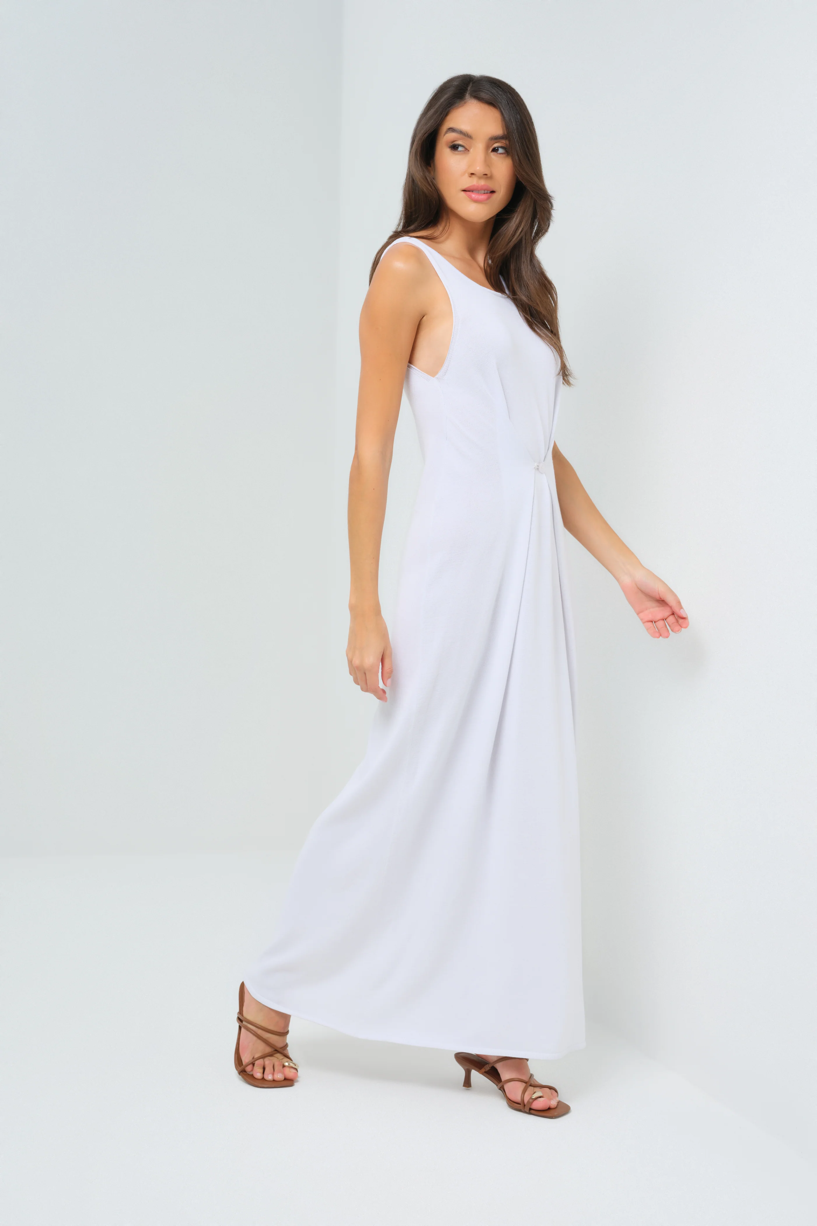 Milo Knit Maxi Dress with Button Front - Image 2