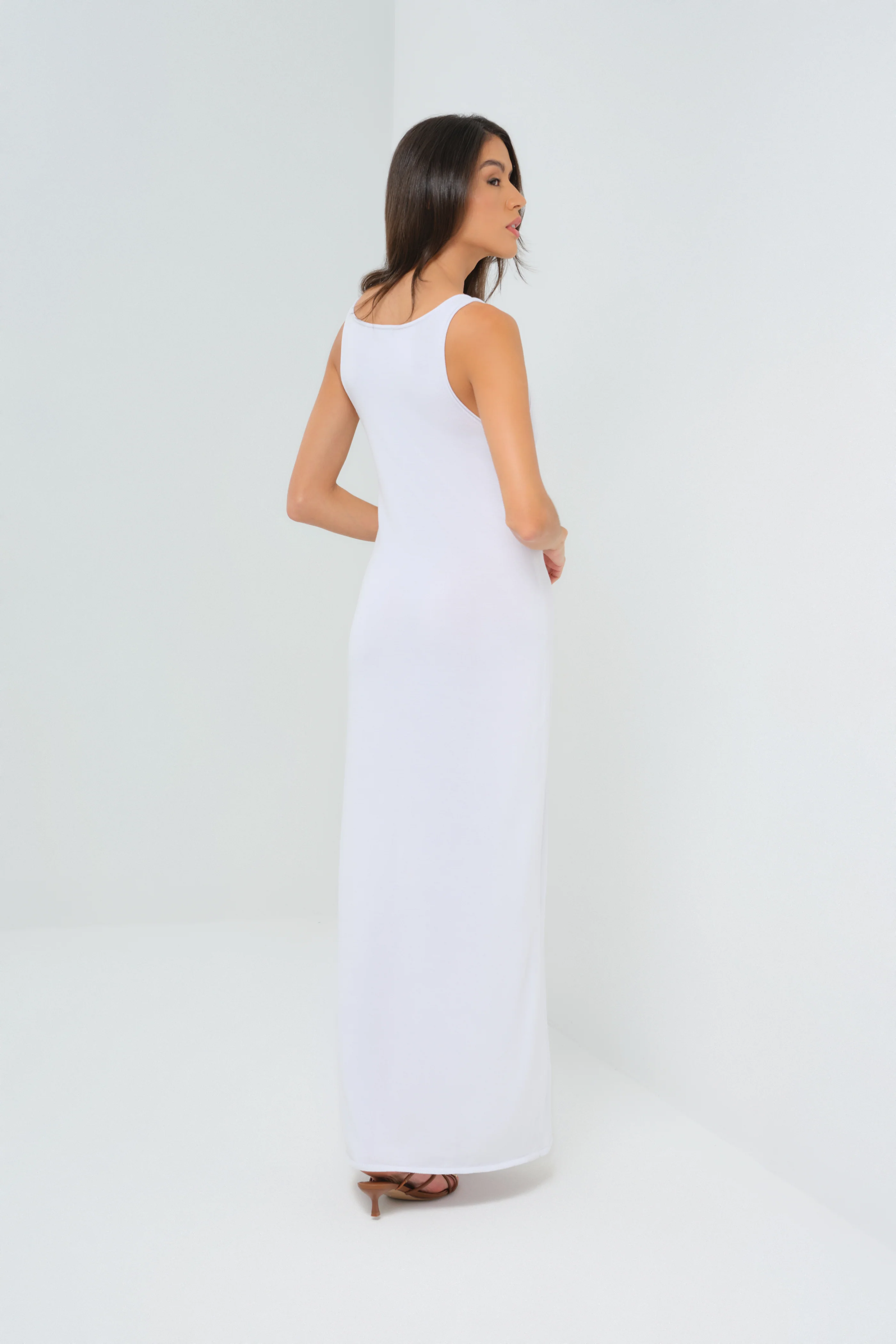 Milo Knit Maxi Dress with Button Front - Image 3