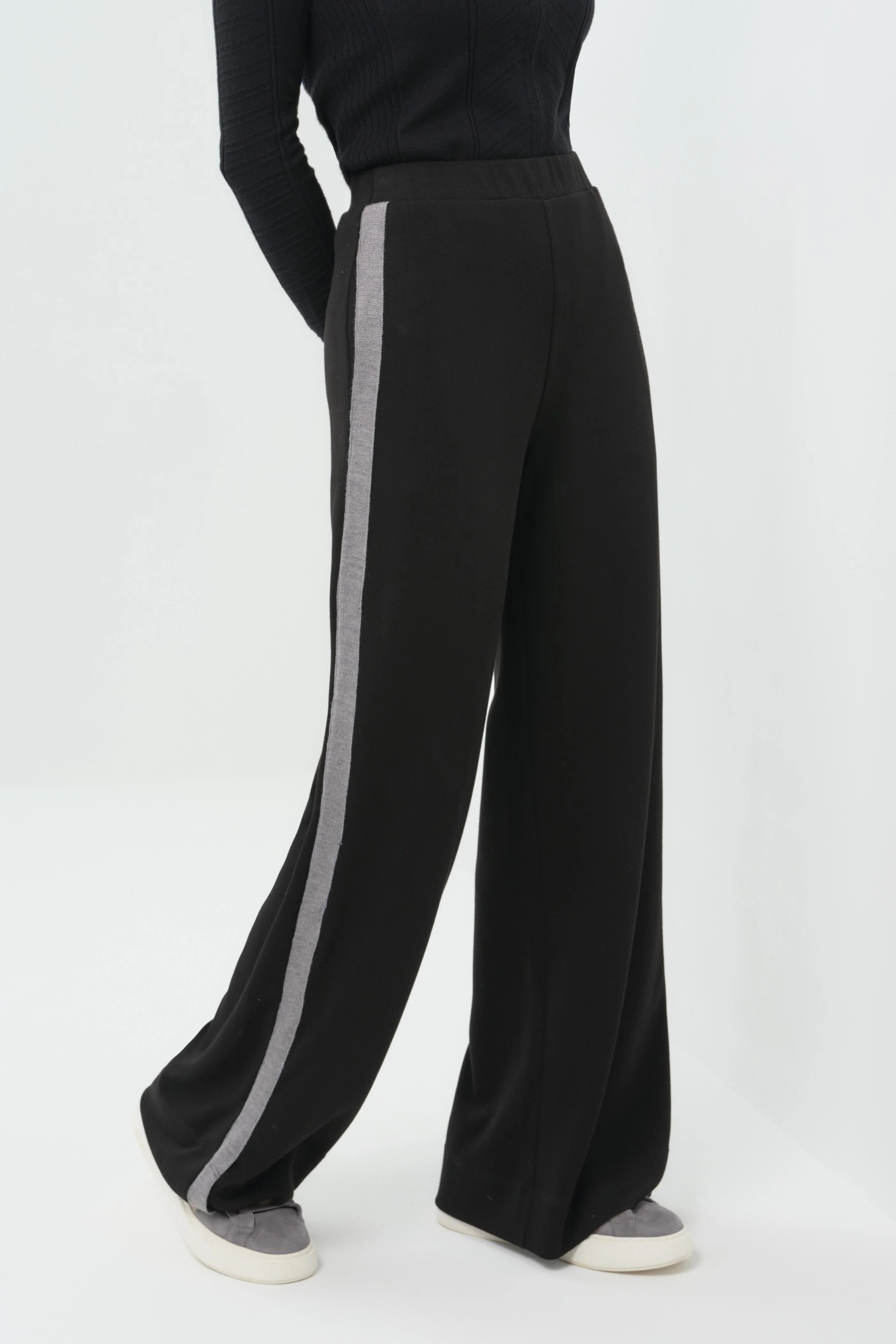 Mita Double-Knit Travel Ponte Wide Leg Pant - Image 2