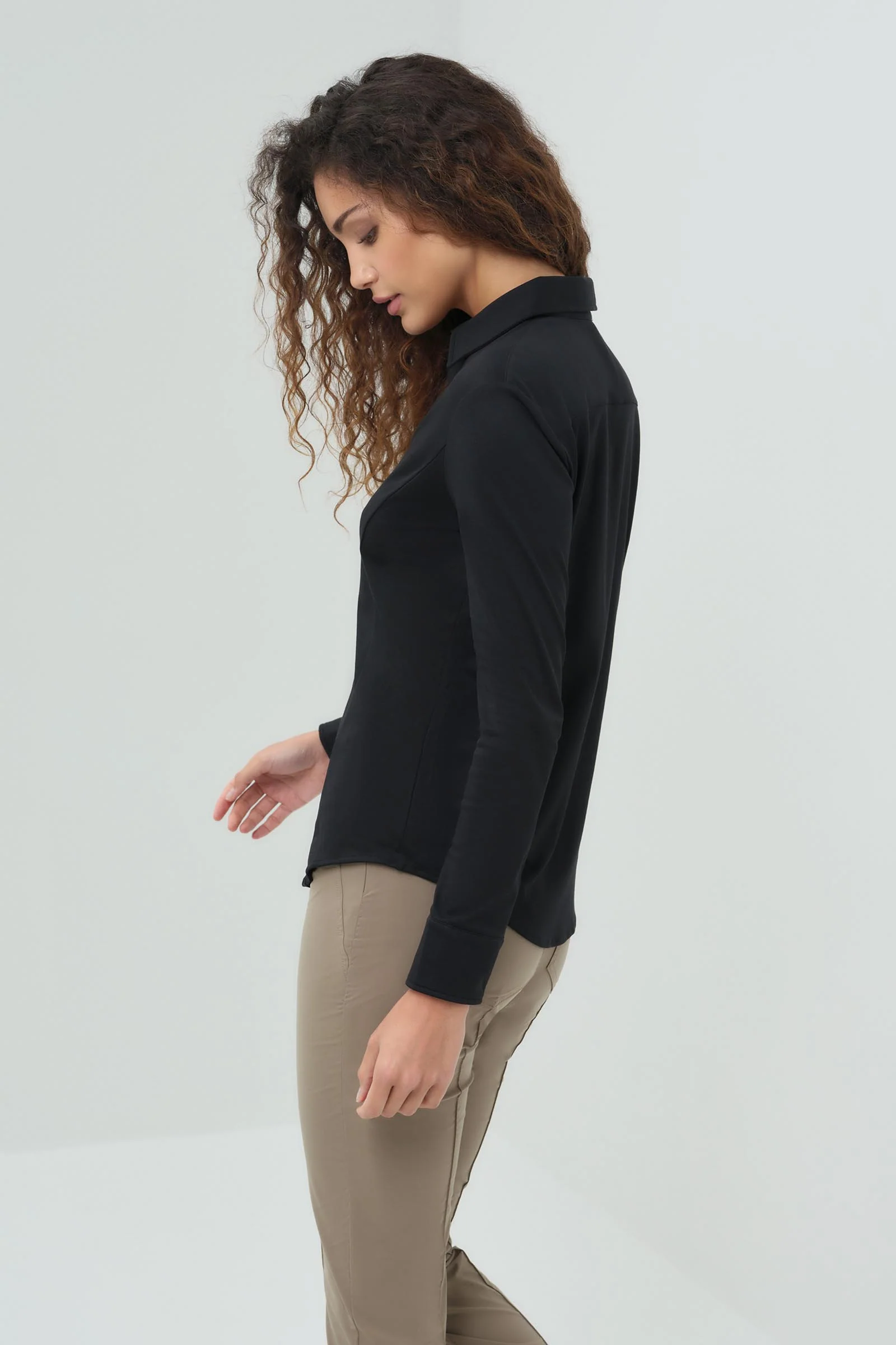 Nikki Longsleeve Pique Shirt - Image 11