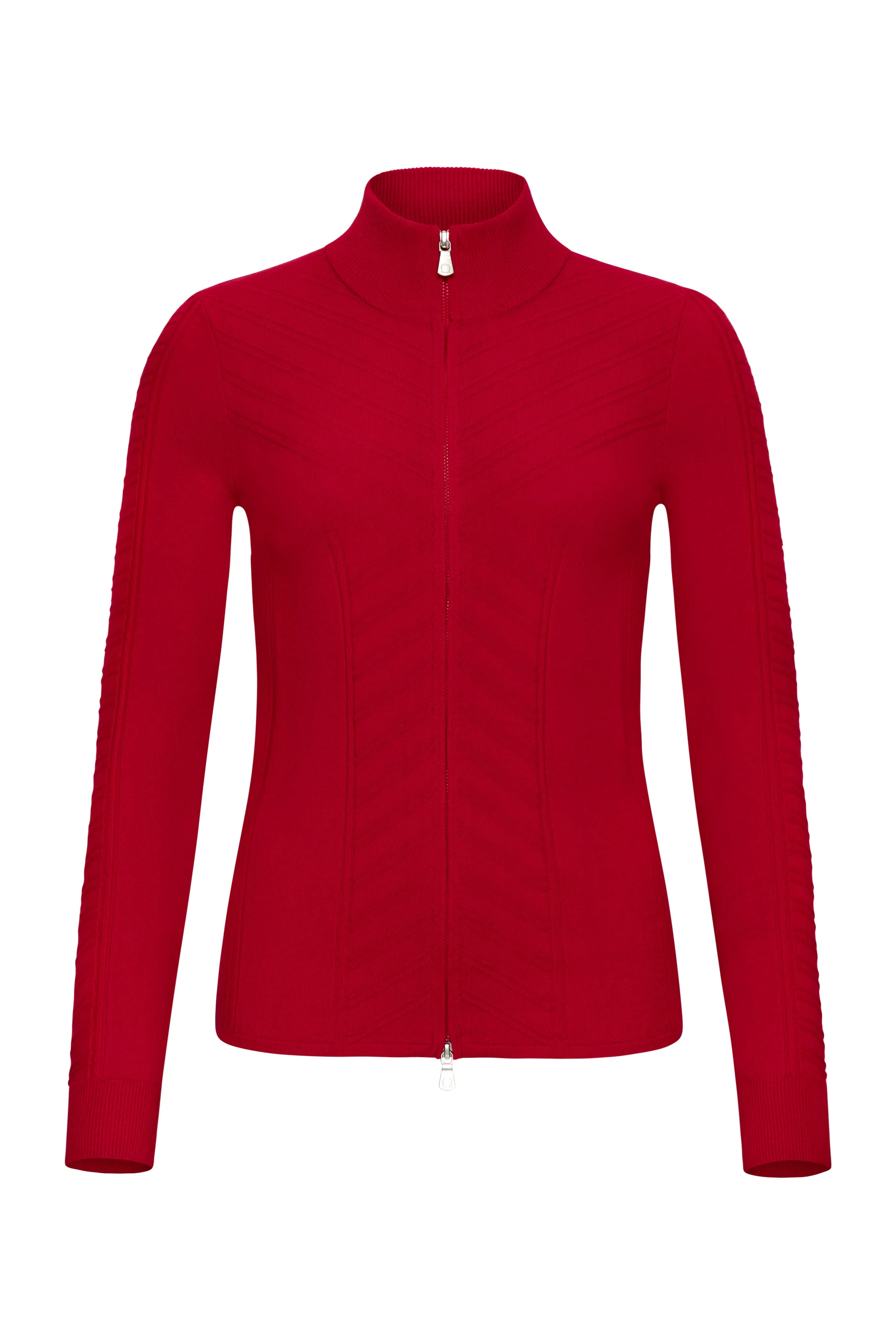Noelle Sweater Zip Up Top - Image 12